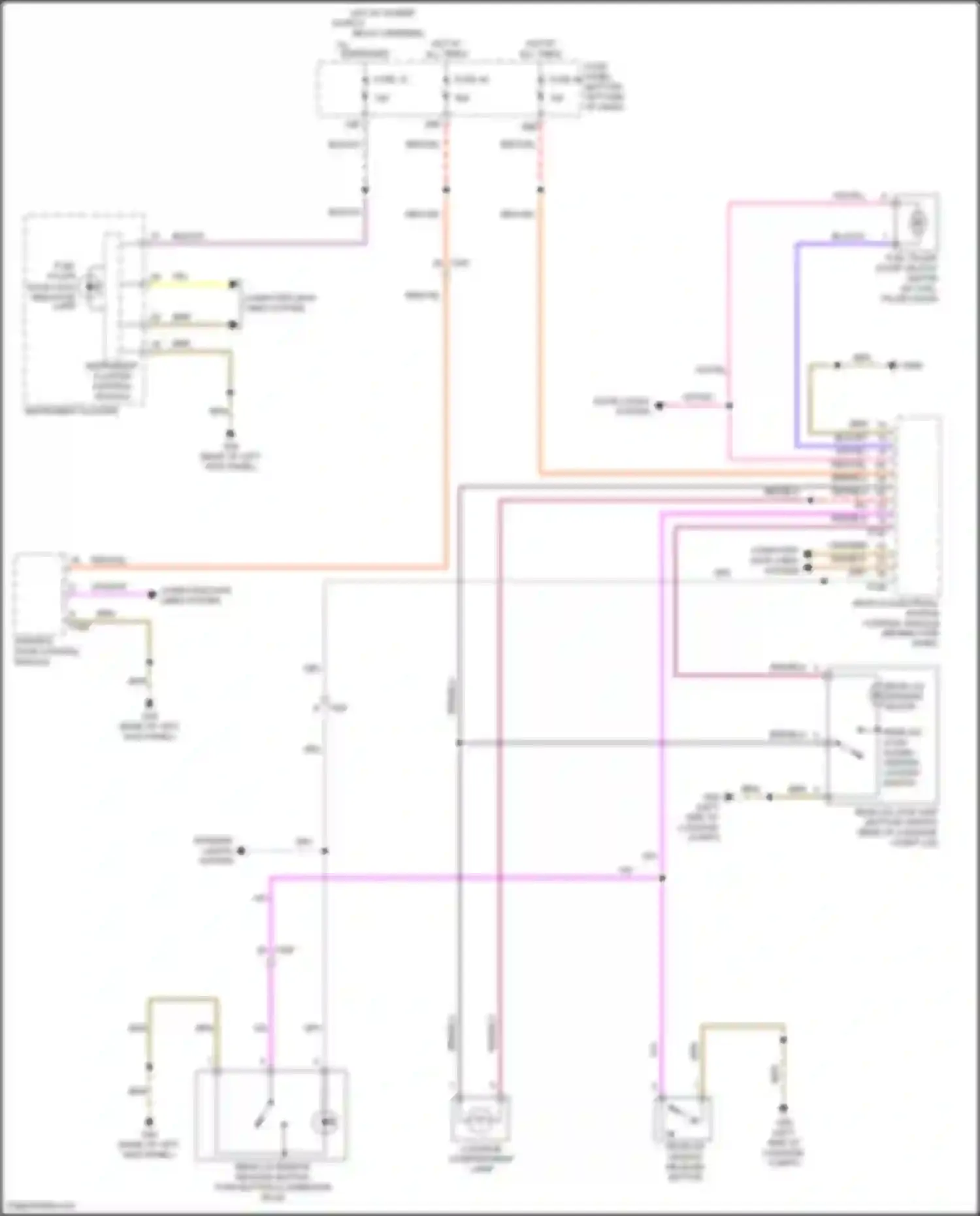 Wiring diagram instrument cluster control module for Volkswagen Bora III (2012-2018) (10 of 47)