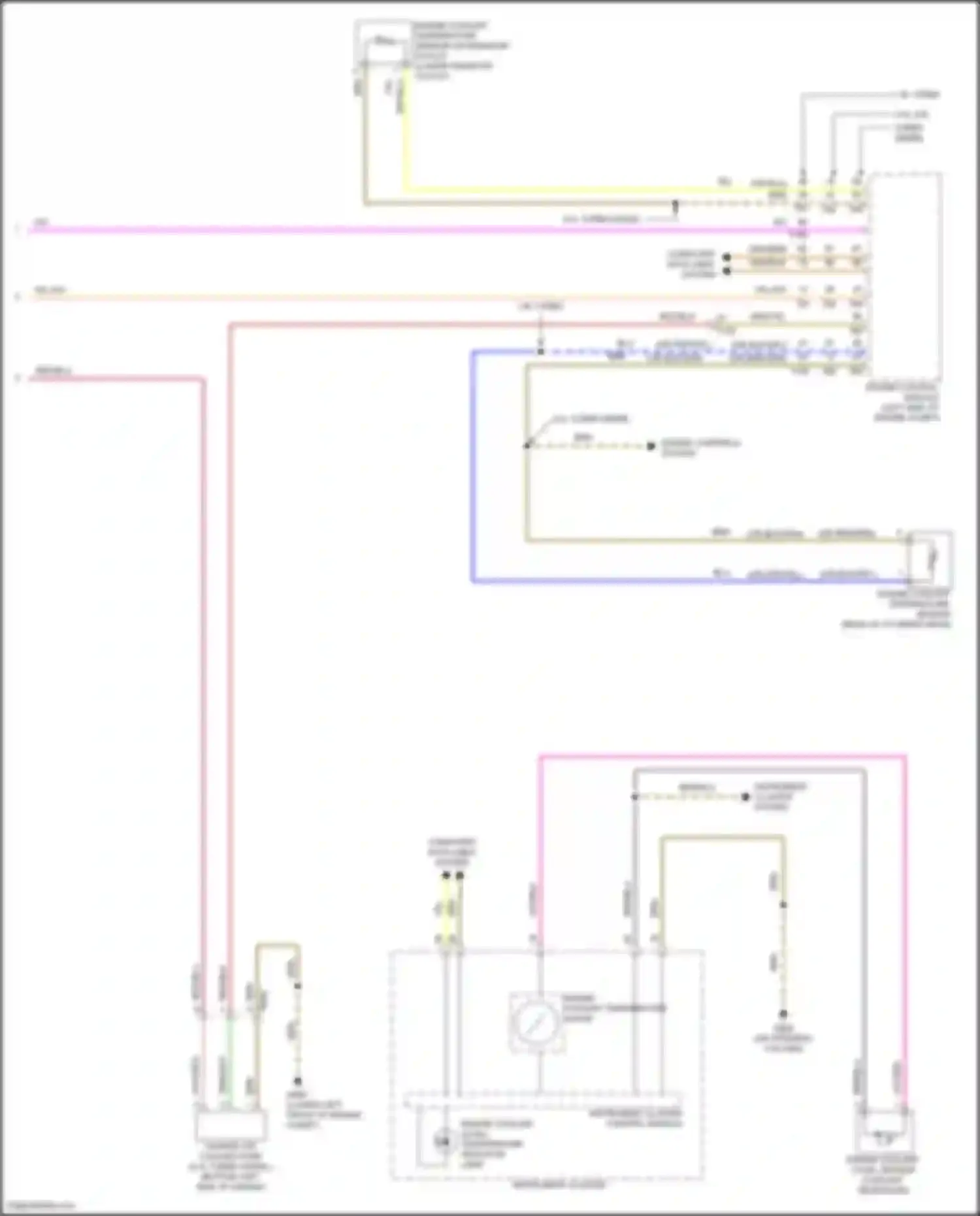 Wiring diagram instrument cluster control module for Volkswagen Bora III (2012-2018) (7 of 47)