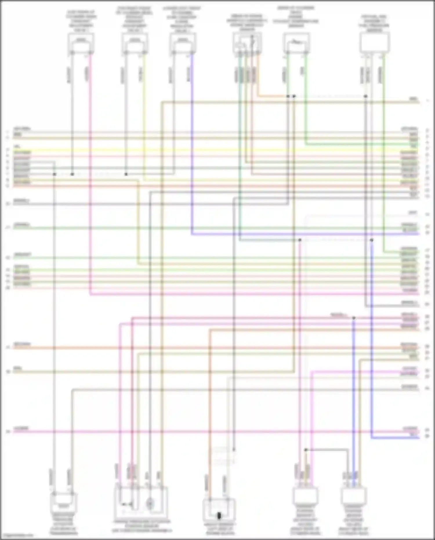 Wiring diagram intake manifold sensor for Volkswagen Bora III (2012-2018) (1 of 1)