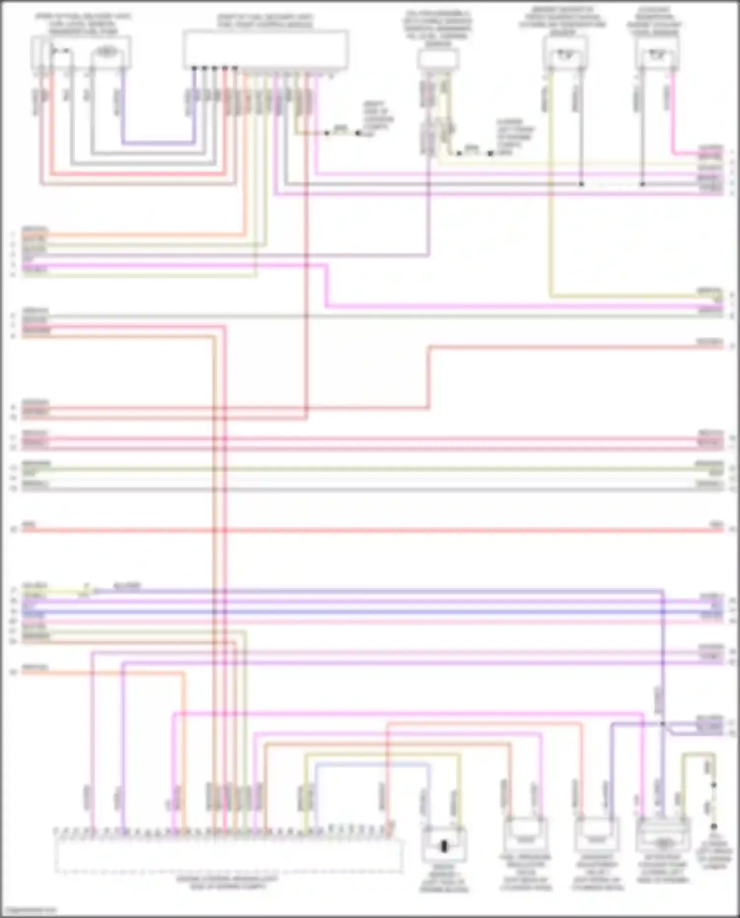 Wiring diagram outside air temperature sensor for Volkswagen Bora III (2012-2018) (5 of 6)