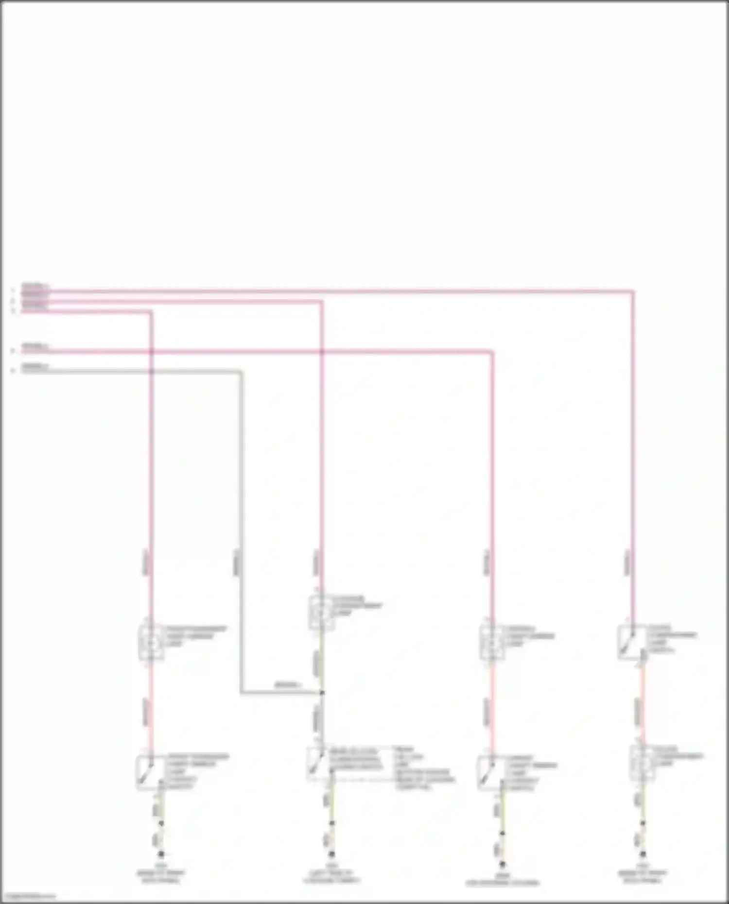 Wiring diagram rear lid lock/ alarm/central locking switch for Volkswagen Bora III (2012-2018) (1 of 1)