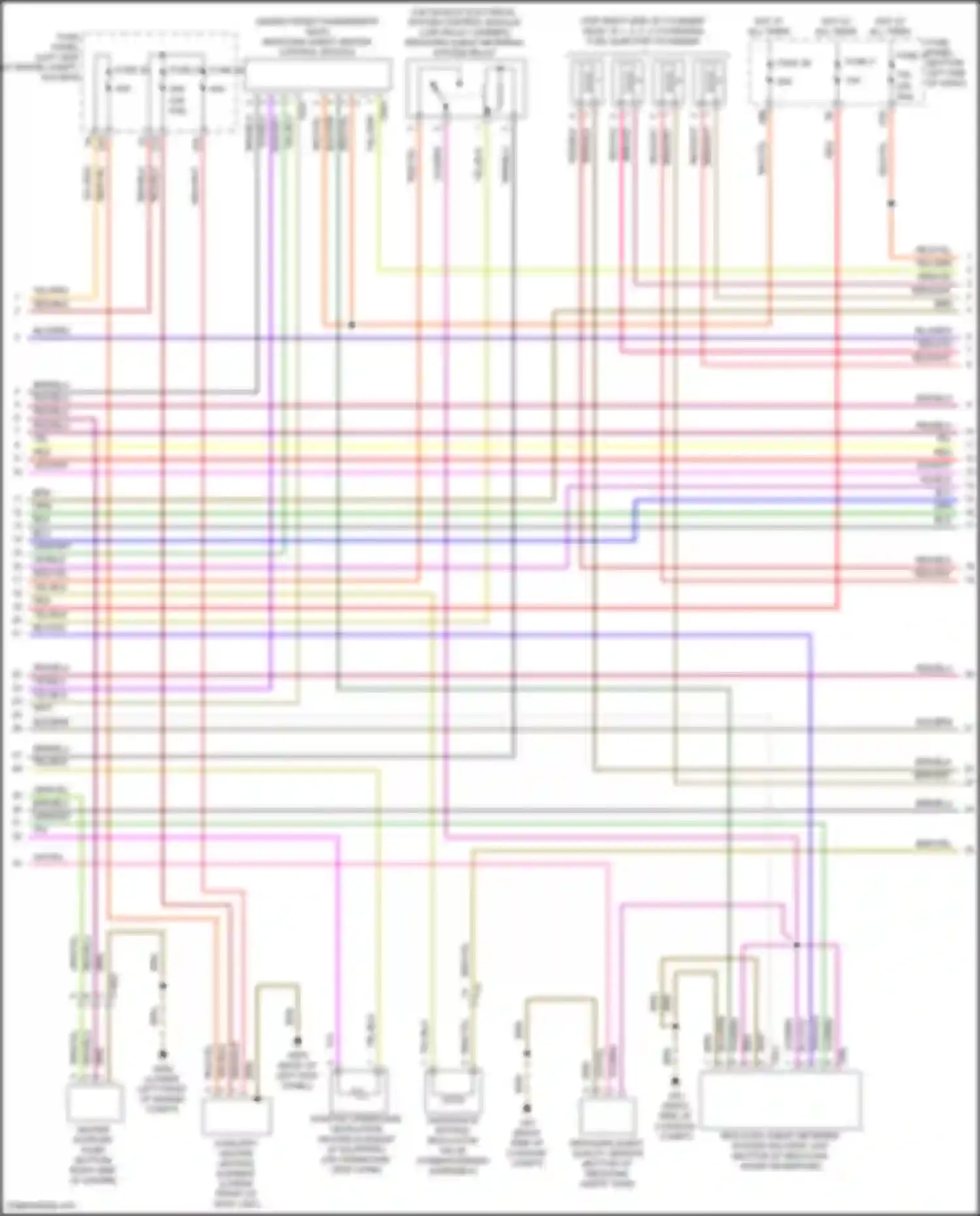 Wiring diagram reducing agent quality sensor for Volkswagen Bora III (2012-2018) (2 of 2)