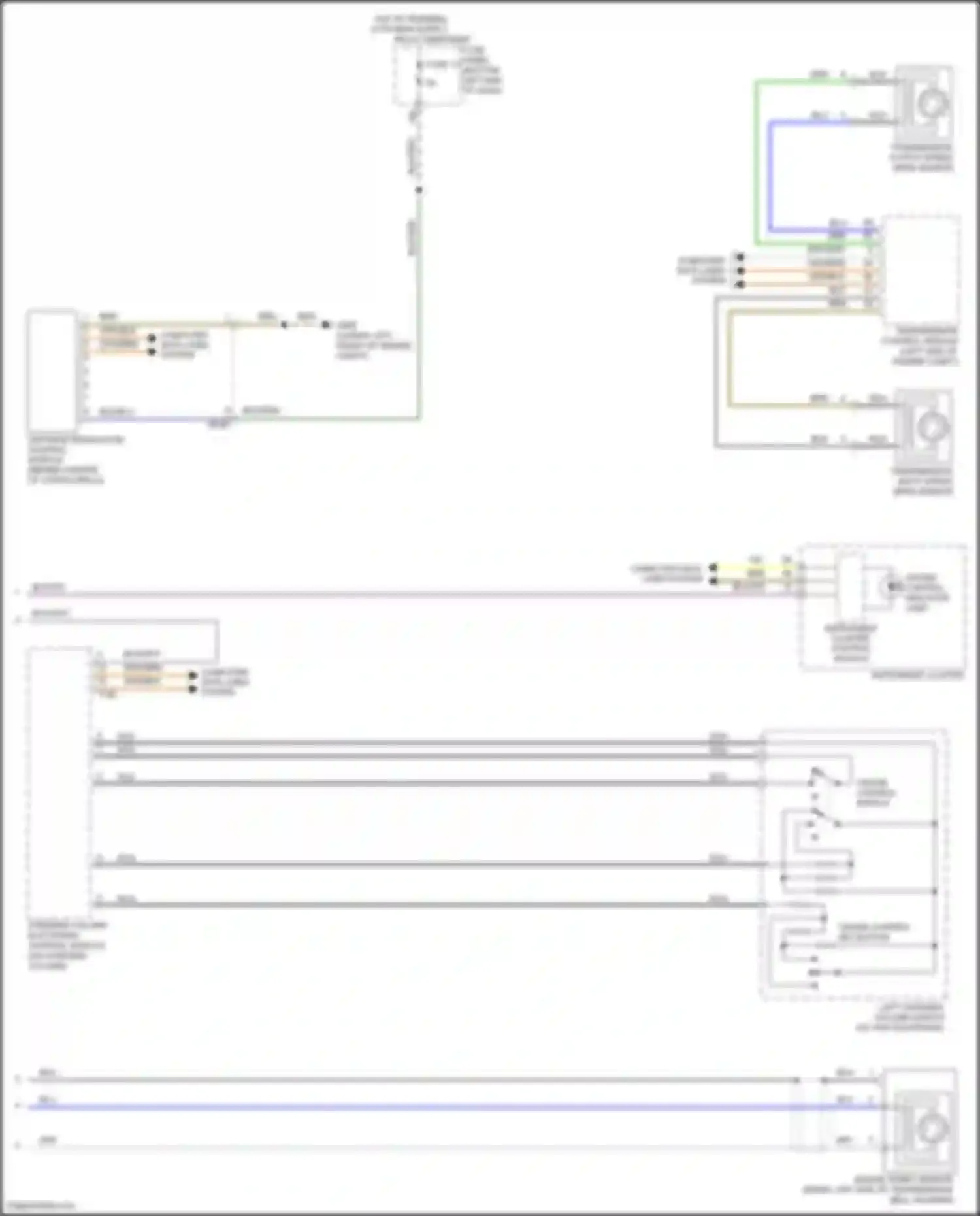 Wiring diagram steering column electronic control module for Volkswagen Bora III (2012-2018) (3 of 4)