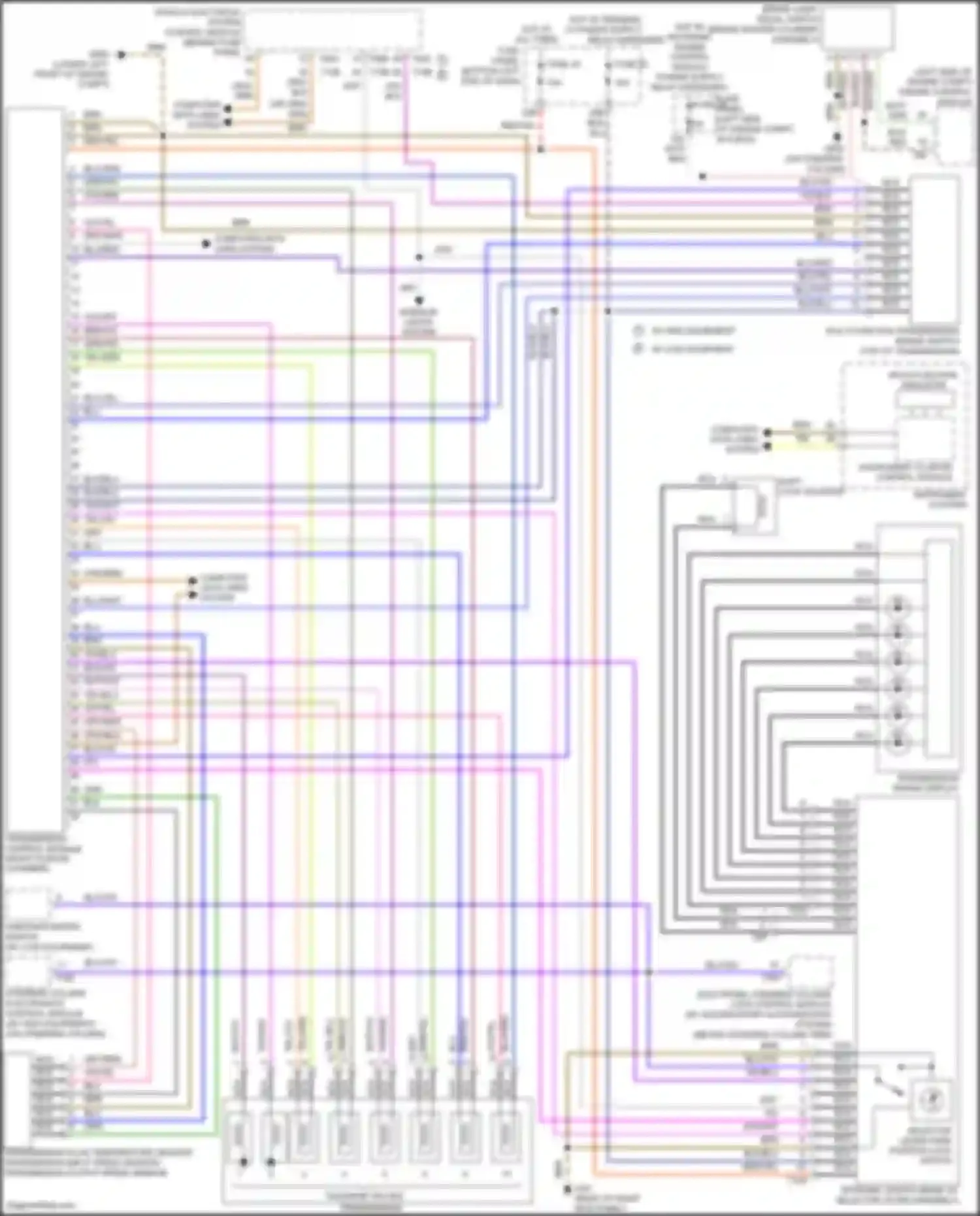 Wiring diagram vehicle electrical system control module for Volkswagen Bora III (2012-2018) (74 of 81)