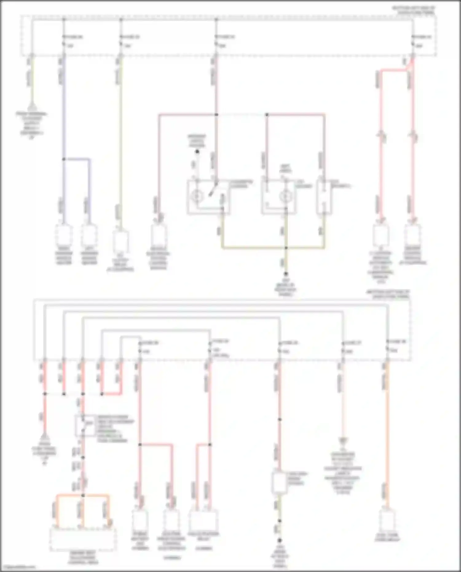 Wiring diagram vehicle electrical system control module for Volkswagen Bora III (2012-2018) (27 of 81)