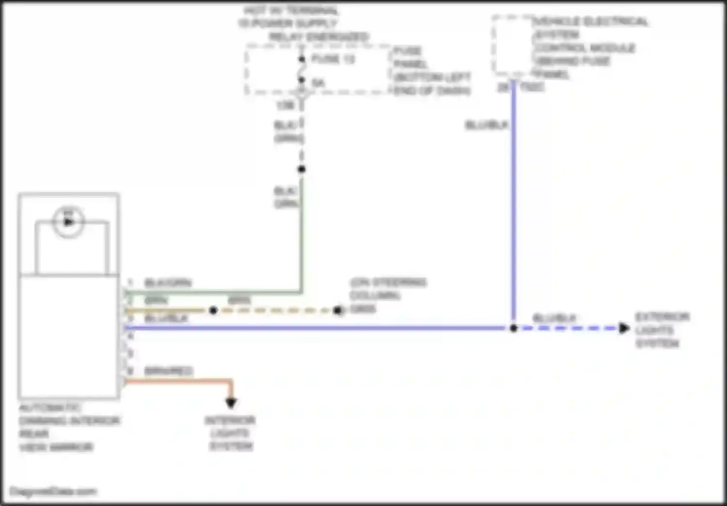 Wiring diagram vehicle electrical system control module for Volkswagen Bora III (2012-2018) (65 of 81)