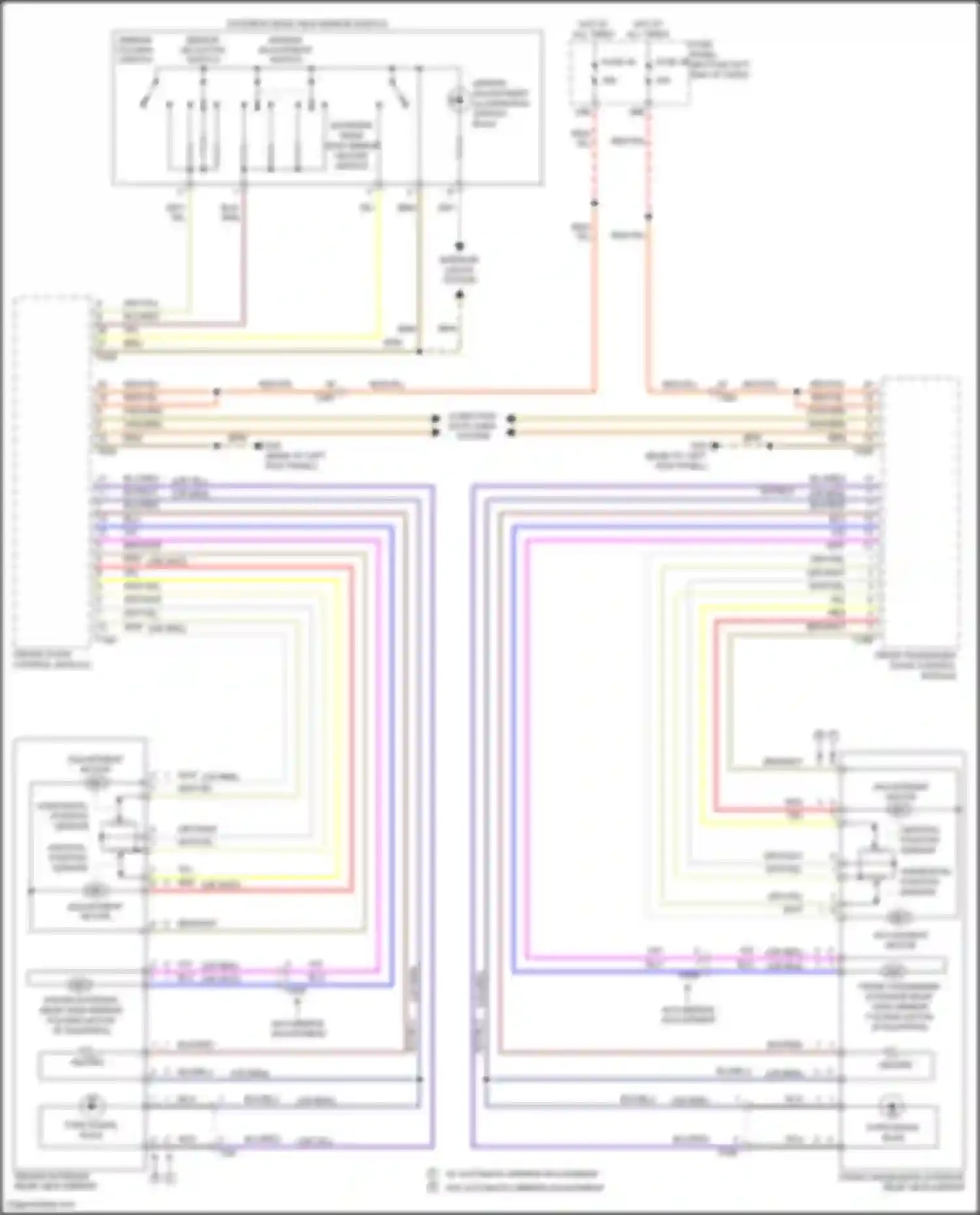 Wiring diagram vertical position sensor for Volkswagen Bora III (2012-2018) (1 of 1)