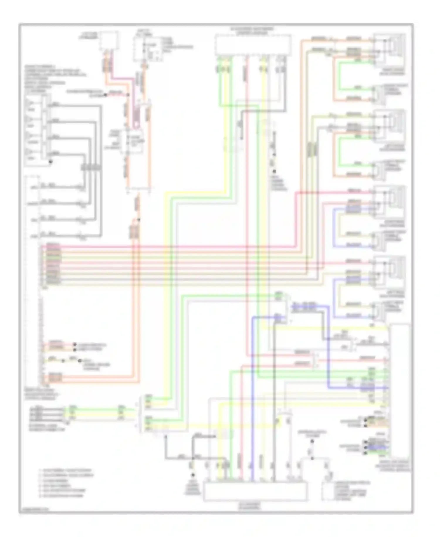 Eos Volkswagen I facelift (2010-2015): Radio circuit, without amplifier