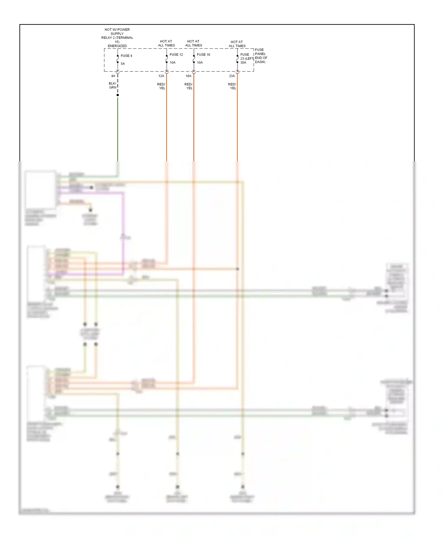 Volkswagen Eos I facelift (2010-2015) red wiring diagram  (61 of 68)