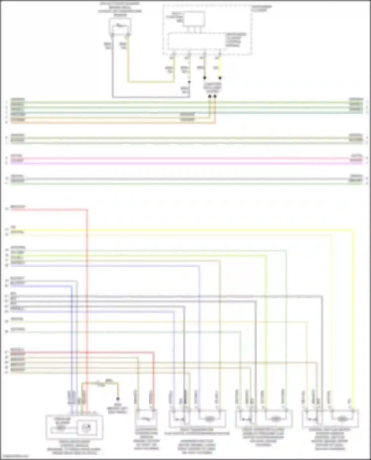 Eos Volkswagen I facelift (2010-2015): Automatic a/c circuit (2 of 4)