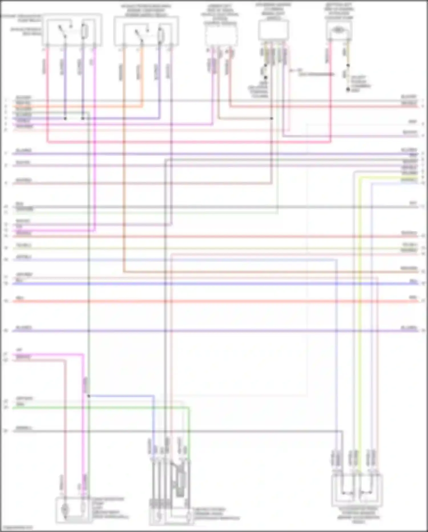 Eos Volkswagen I facelift (2010-2015): Wiring diagram engine performance 2.0l turbo, cbfa (2 of 6)