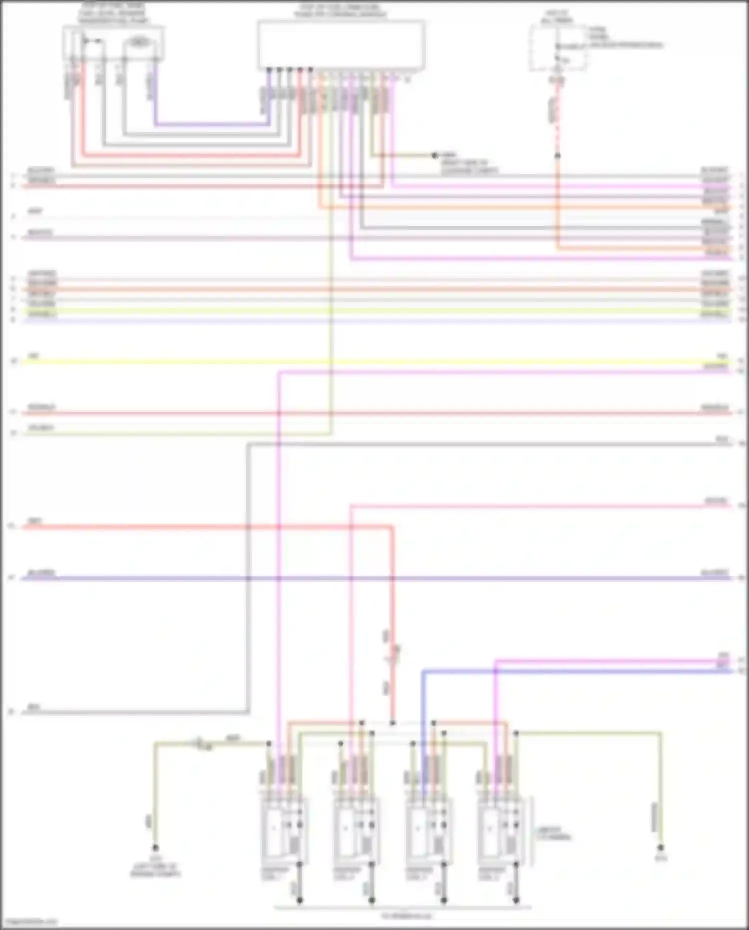 Eos Volkswagen I facelift (2010-2015): Wiring diagram engine performance 2.0l turbo, ccta (3 of 6)