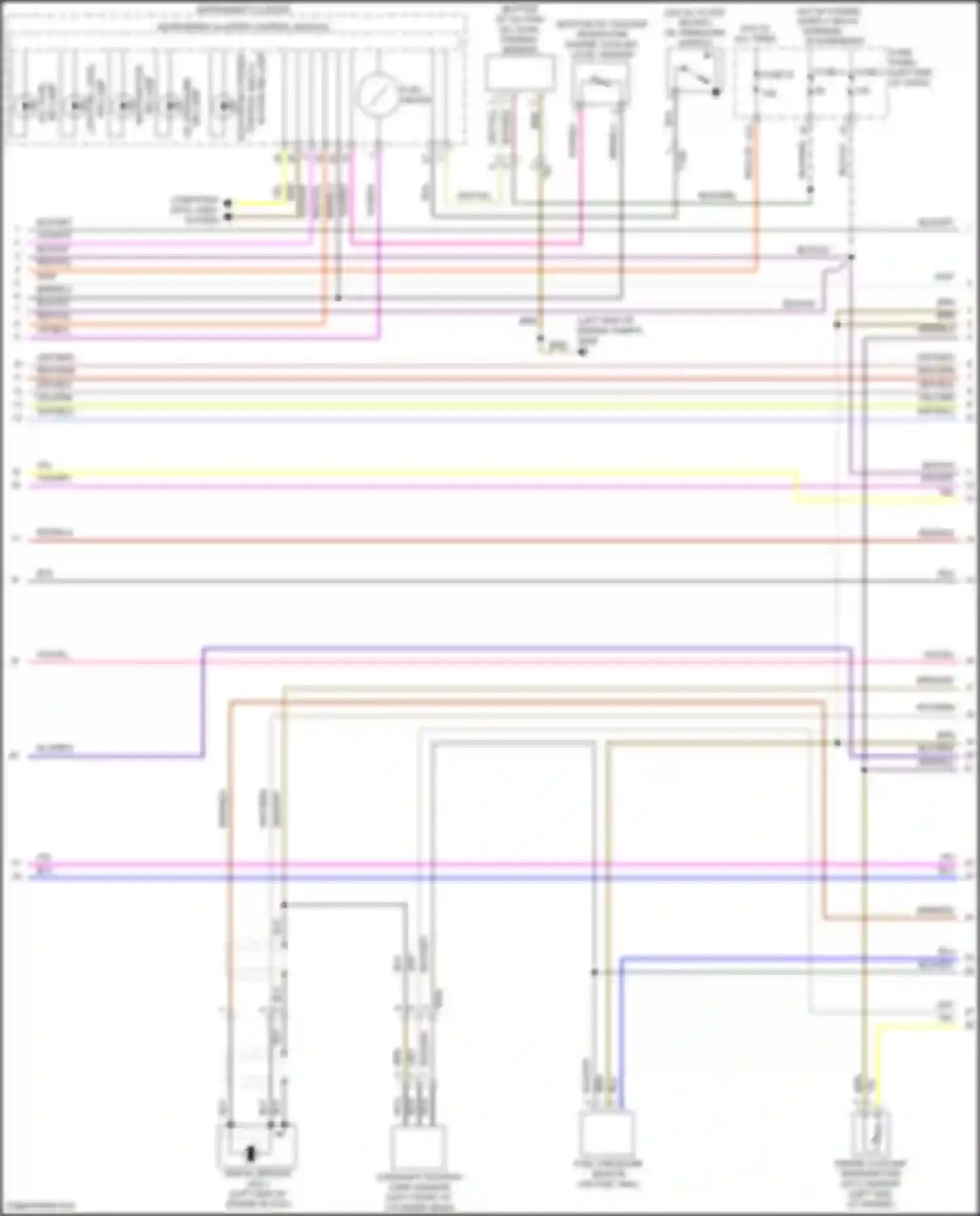 Eos Volkswagen I facelift (2010-2015): Wiring diagram engine performance 2.0l turbo, ccta (4 of 6)