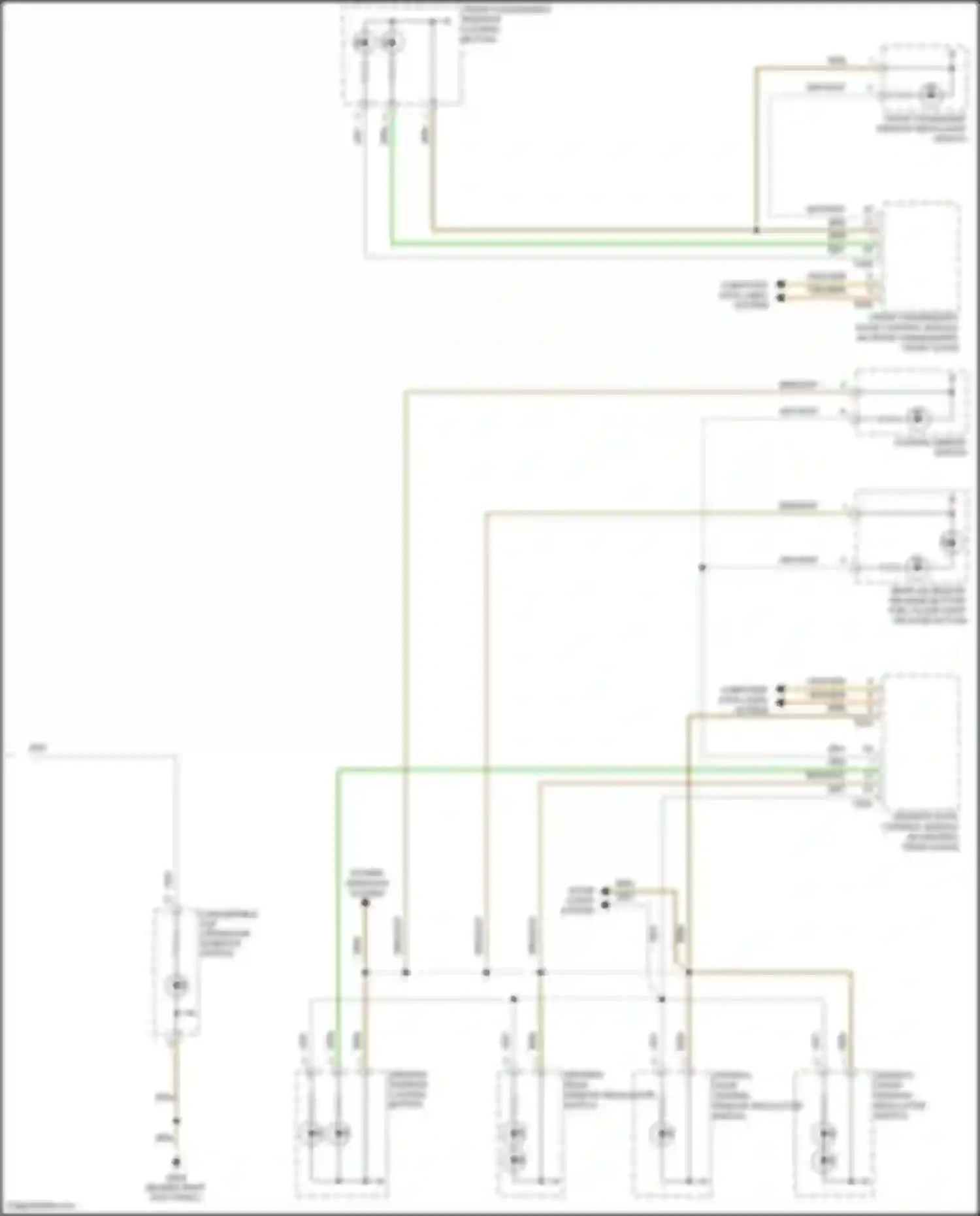 Eos Volkswagen I facelift (2010-2015): Instrument illumination circuit (2 of 2)