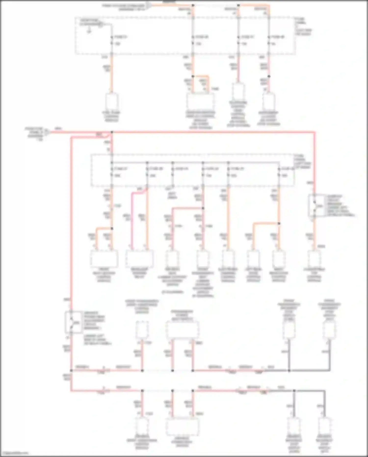 Eos Volkswagen I facelift (2010-2015): Power distribution circuit (5 of 5)