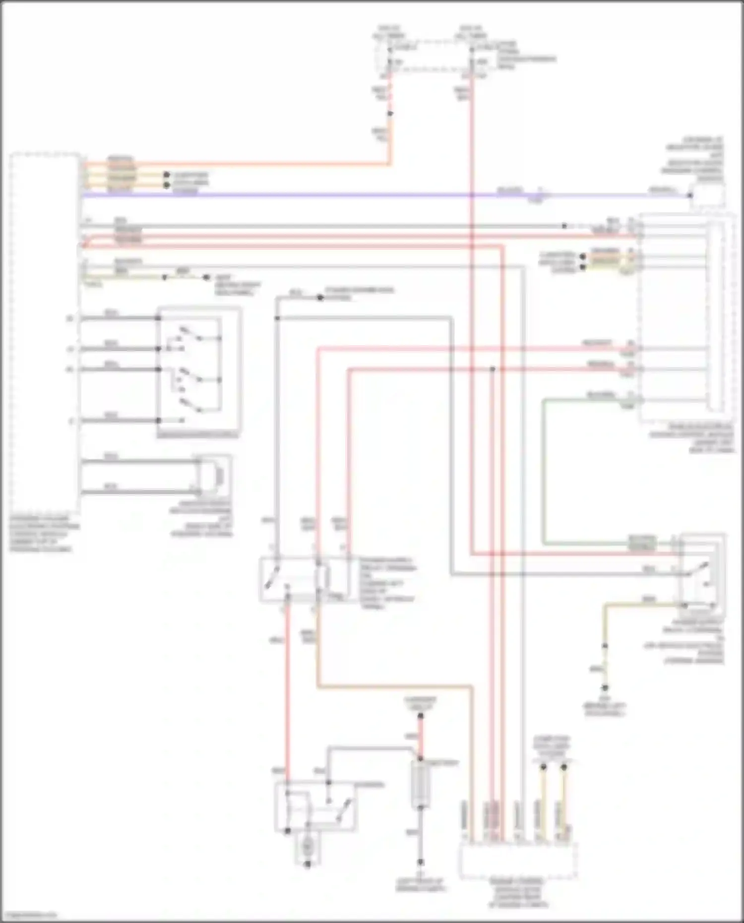 Eos Volkswagen I facelift (2010-2015): Starting circuit, cbfa