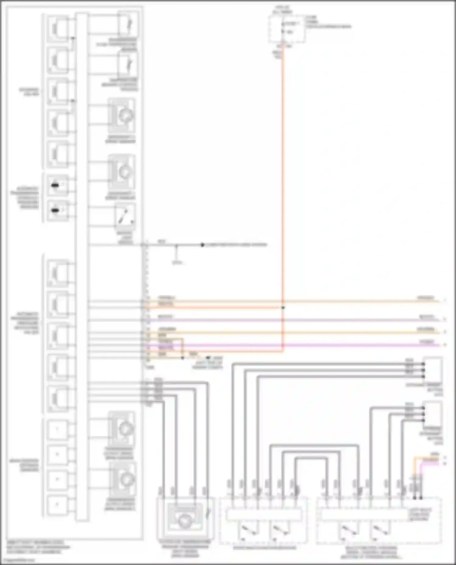 Eos Volkswagen I facelift (2010-2015): Transmission circuit (1 of 2)