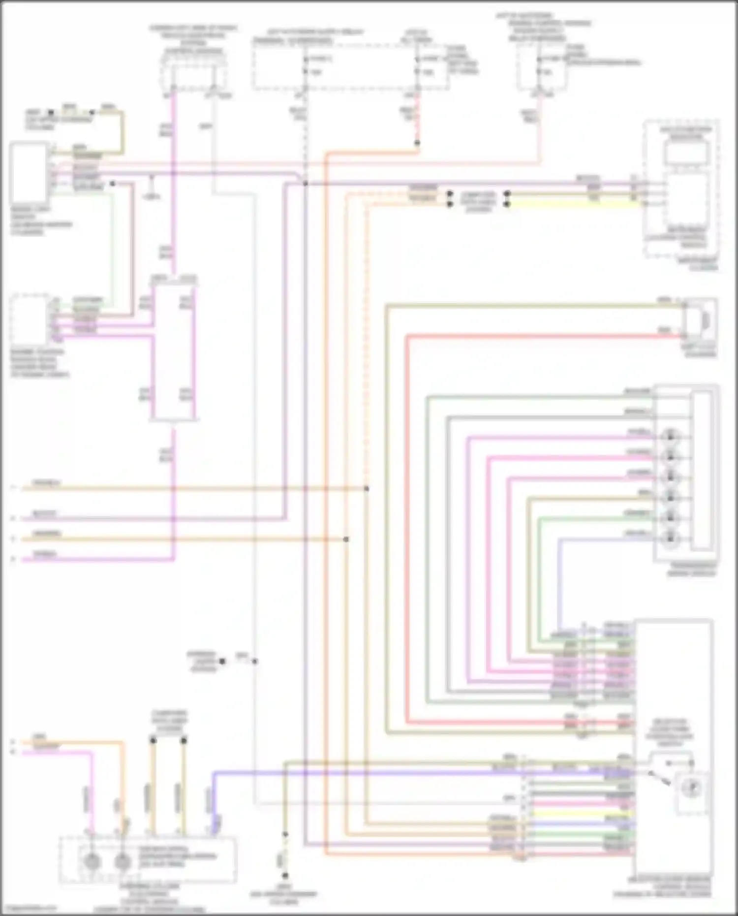 Eos Volkswagen I facelift (2010-2015): Transmission circuit (2 of 2)