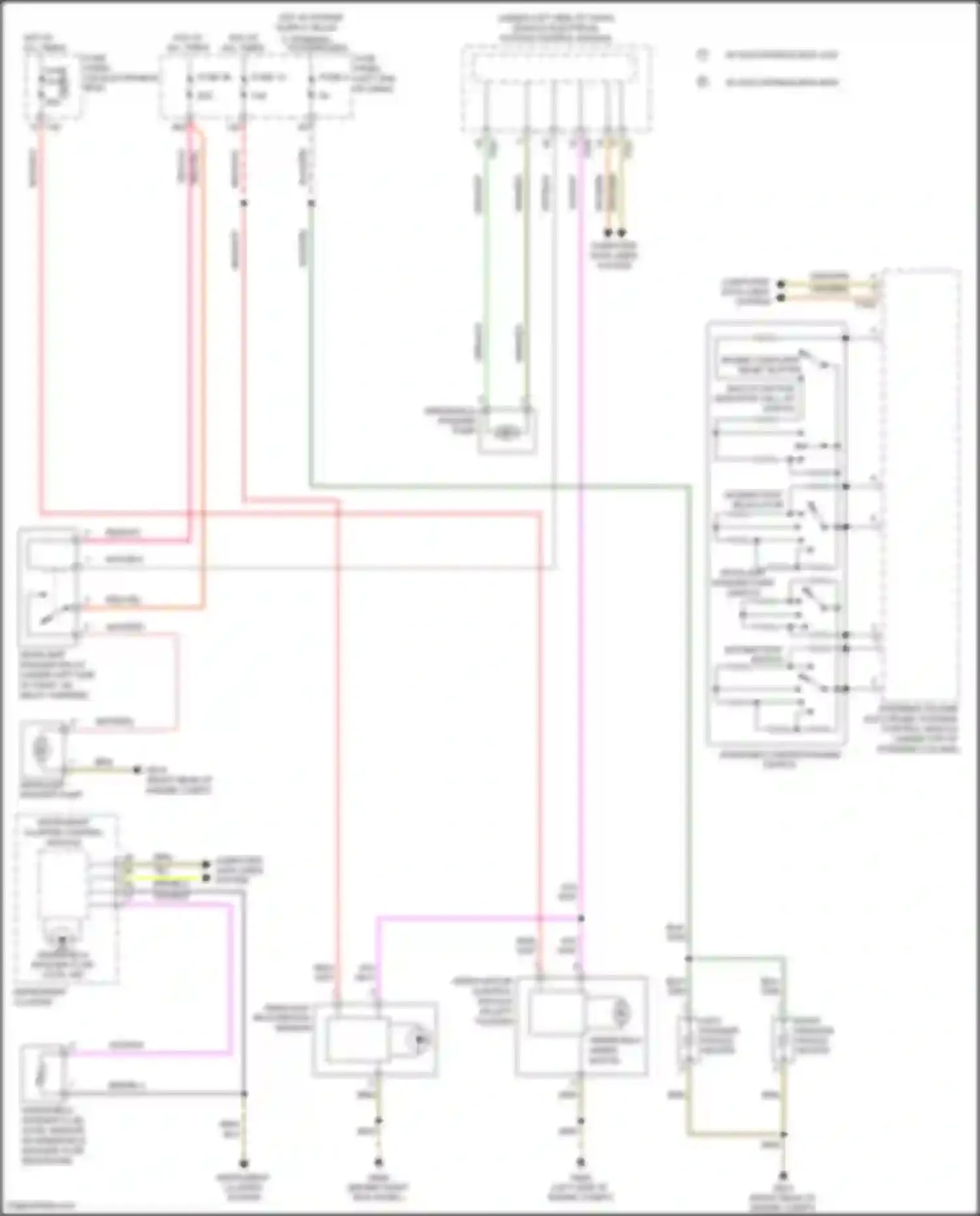 Eos Volkswagen I facelift (2010-2015): Wiper/washer circuit