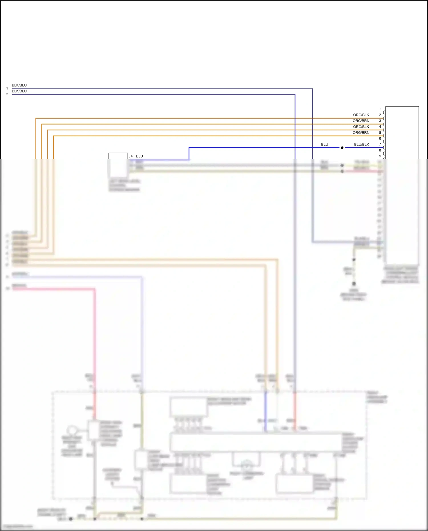 Volkswagen Eos I facelift (2010-2015) blk/blu wiring diagram  (8 of 30)