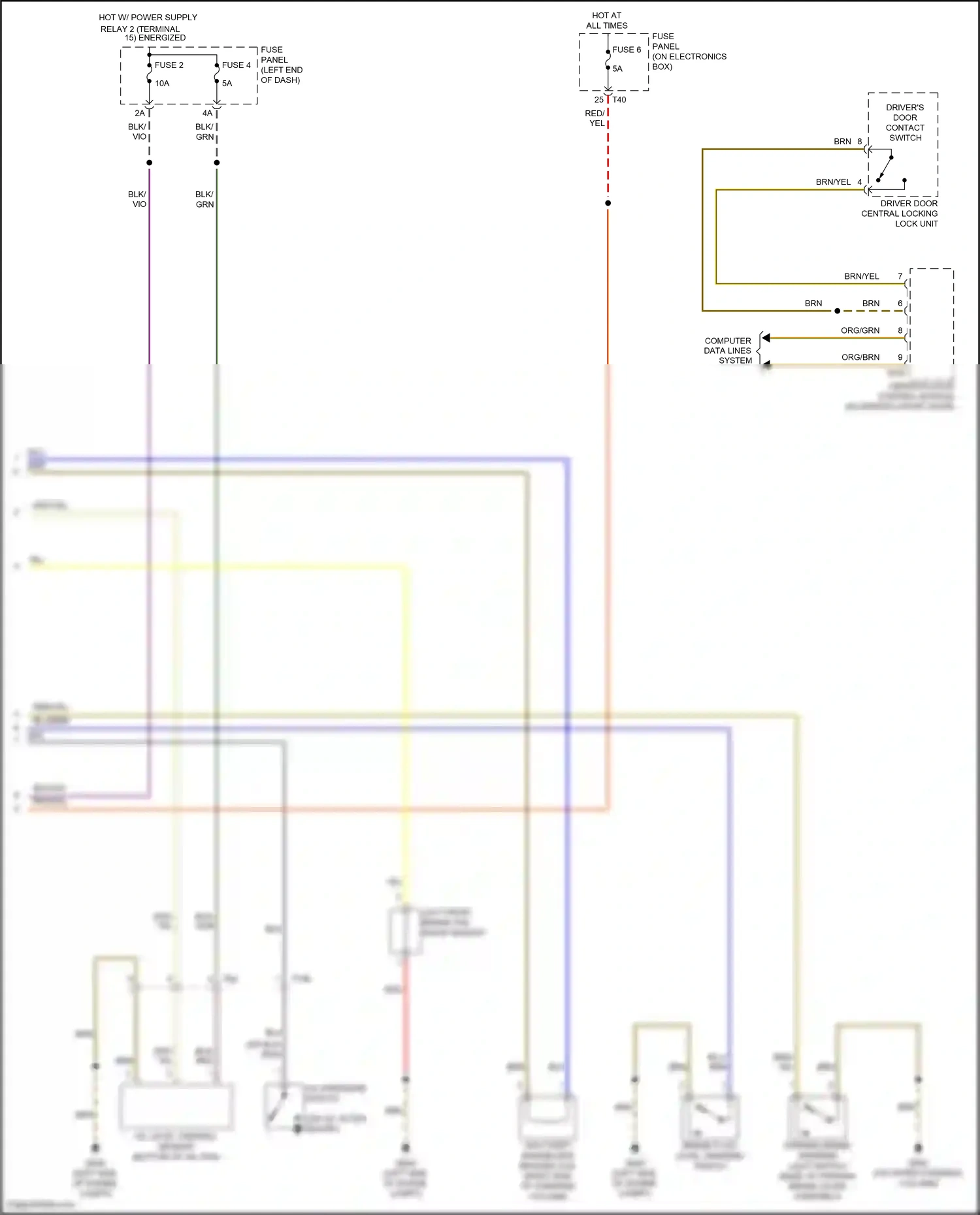 Volkswagen Eos I facelift (2010-2015) blu wiring diagram  (18 of 70)