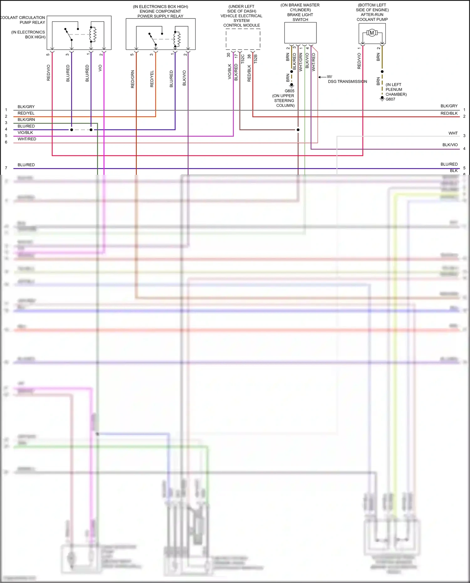 Volkswagen Eos I facelift (2010-2015) blu/red wiring diagram  (12 of 20)