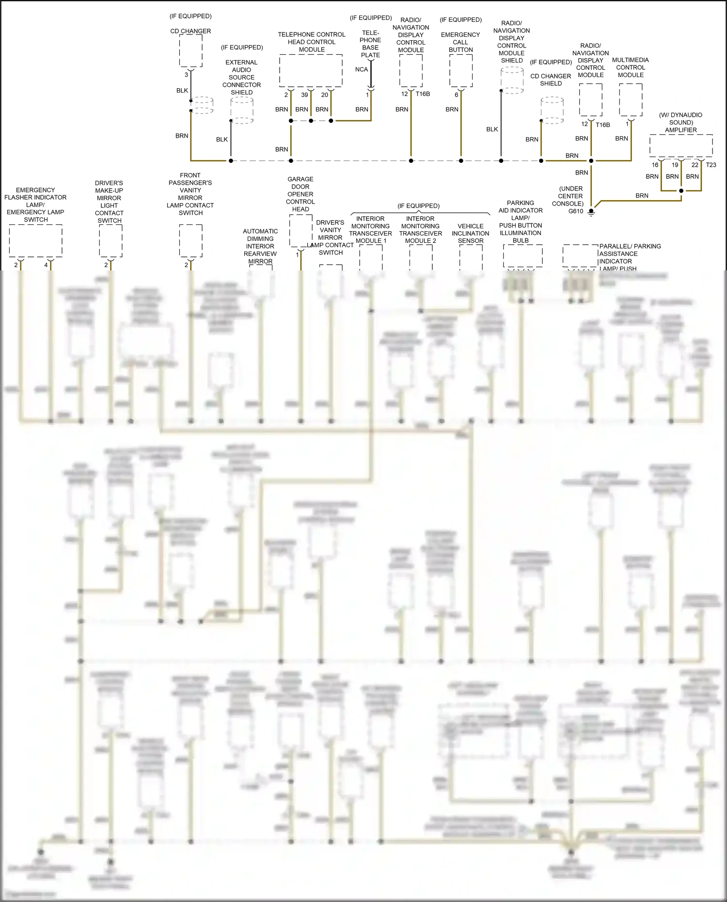 Volkswagen Eos I facelift (2010-2015) cd changer wiring diagram  (1 of 2)
