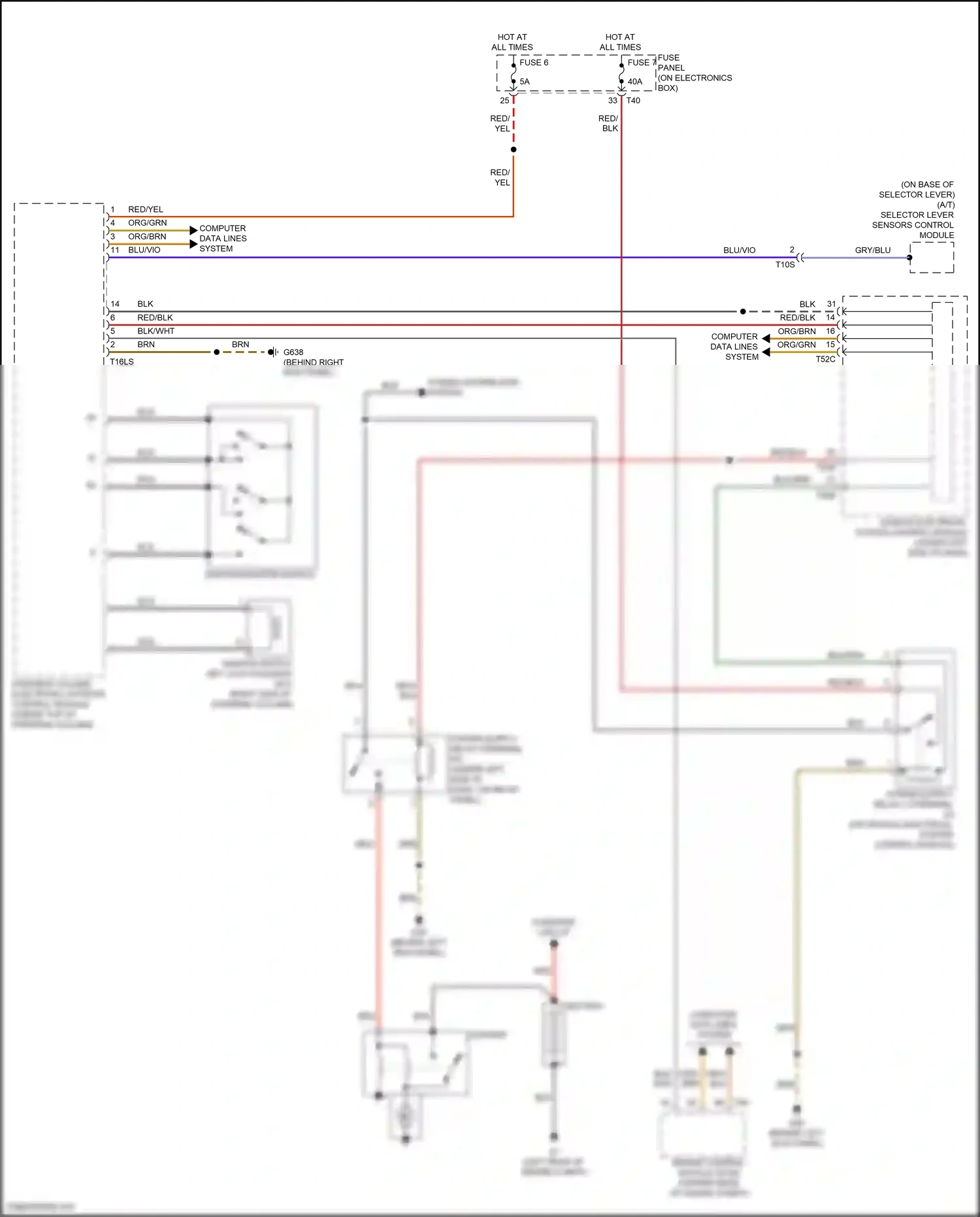 Volkswagen Eos I facelift (2010-2015) computer data lines system wiring diagram  (9 of 73)