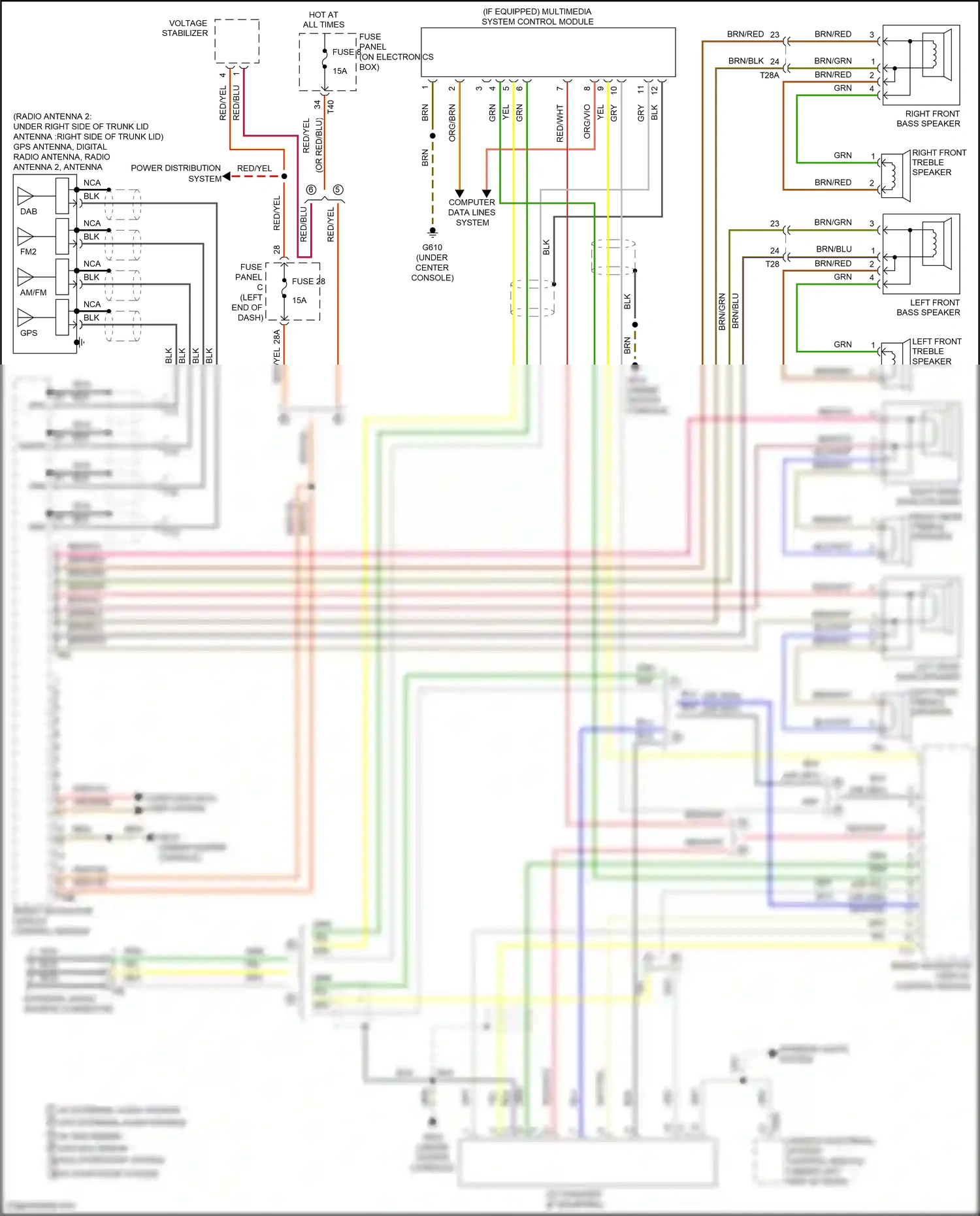 Volkswagen Eos I facelift (2010-2015) computer data lines system wiring diagram  (35 of 73)