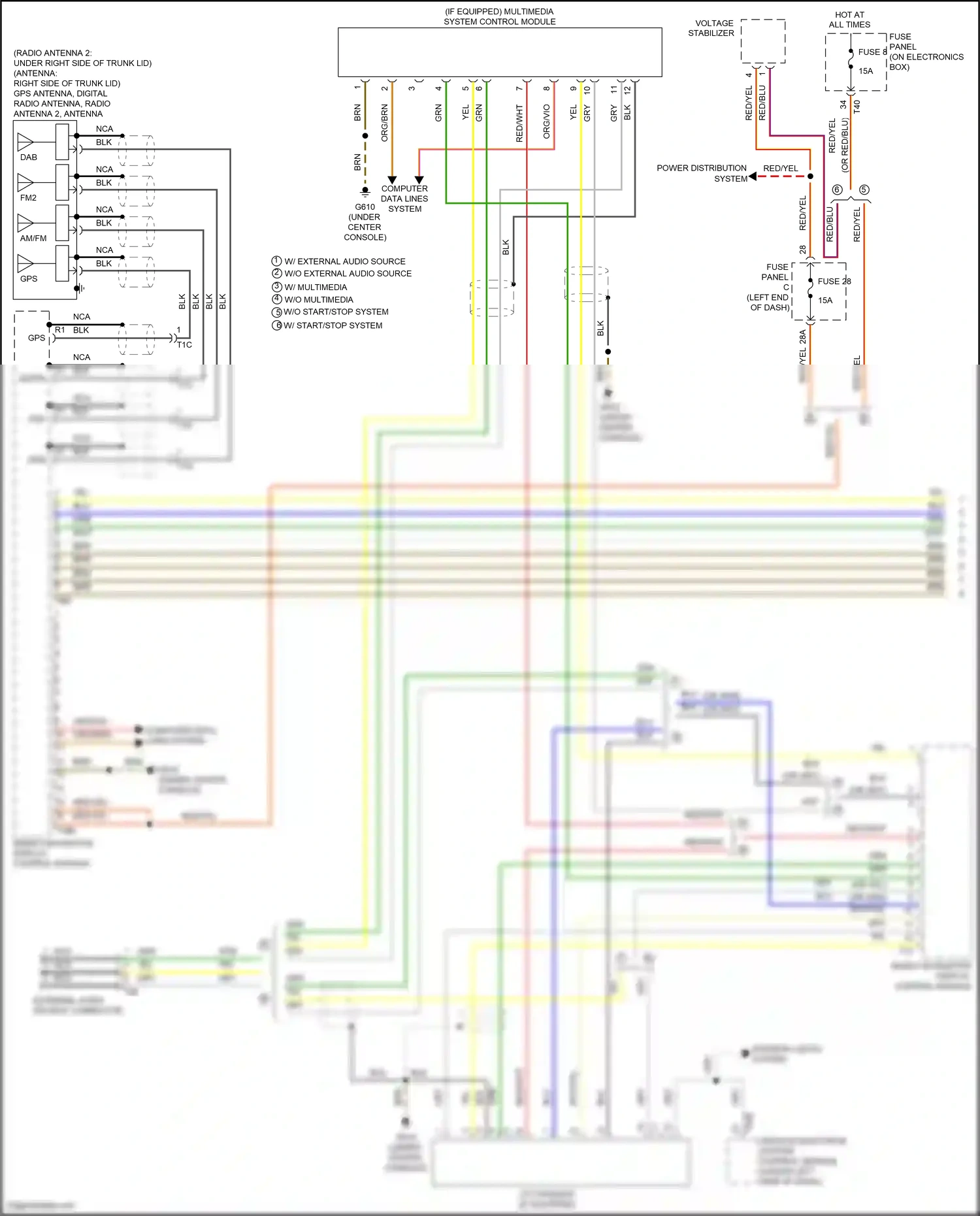 Volkswagen Eos I facelift (2010-2015) nca wiring diagram  (17 of 51)