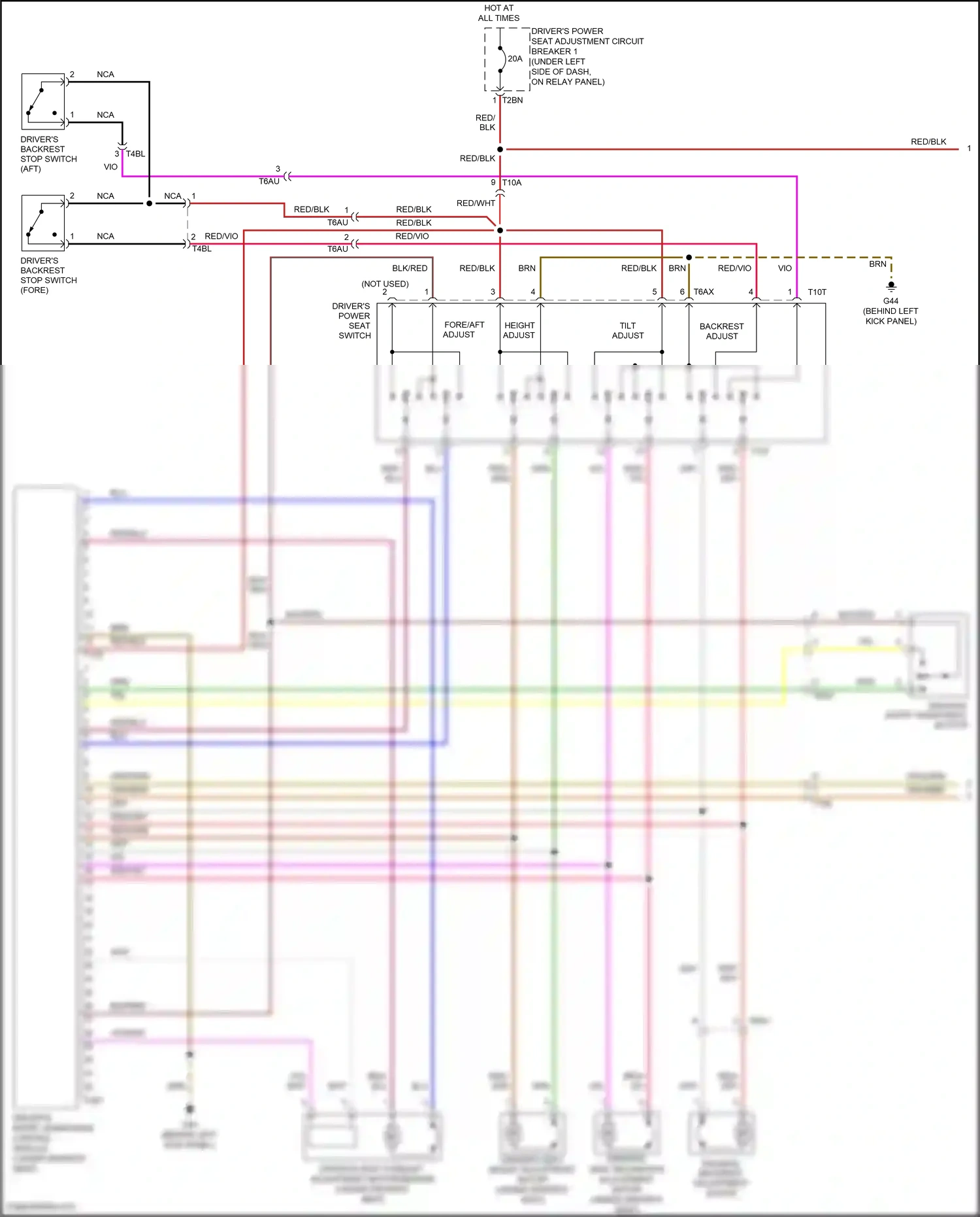Volkswagen Eos I facelift (2010-2015) nca wiring diagram  (32 of 51)