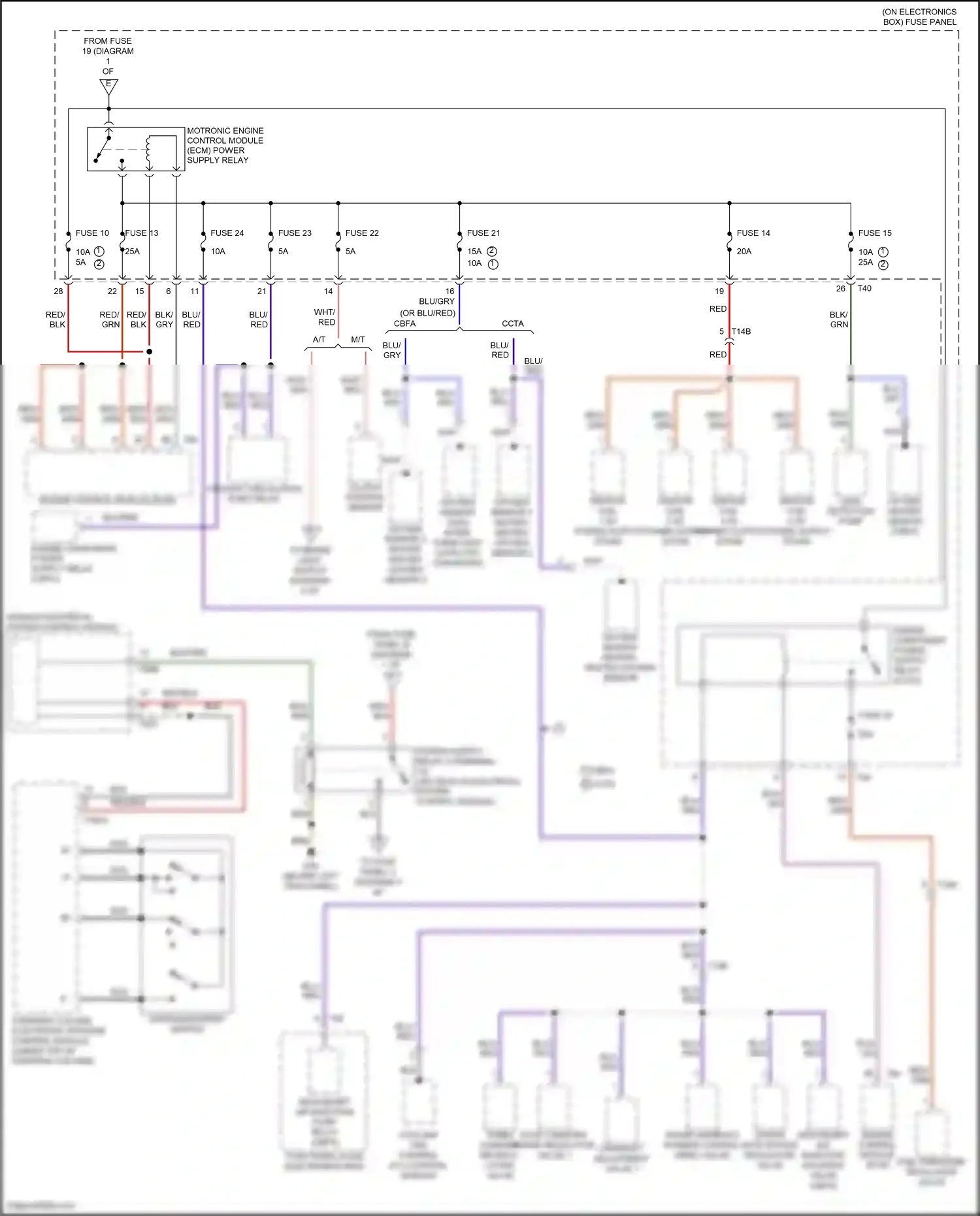 Volkswagen Eos I facelift (2010-2015) oxygen sensor wiring diagram  (1 of 2)