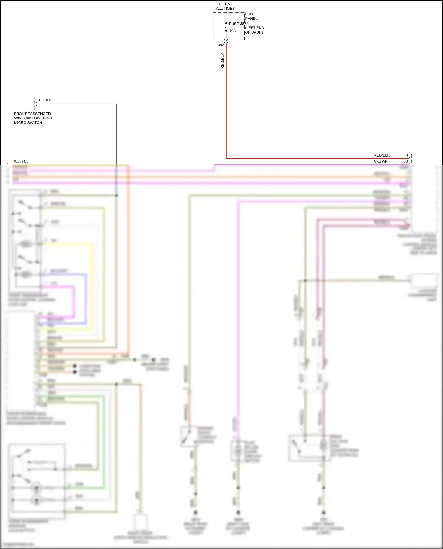 Volkswagen Eos I facelift (2010-2015) red/blu wiring diagram  (18 of 22)