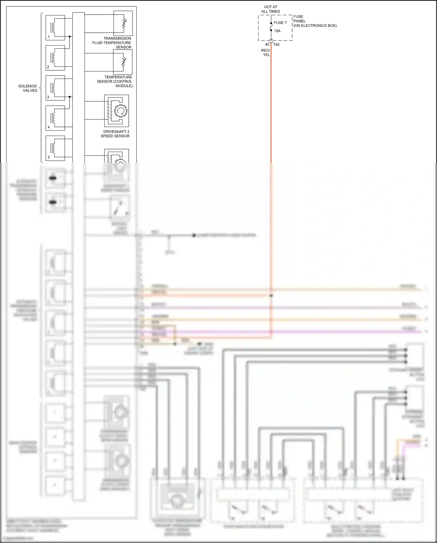 Volkswagen Eos I facelift (2010-2015) temperature sensor (control module) wiring diagram  (1 of 1)
