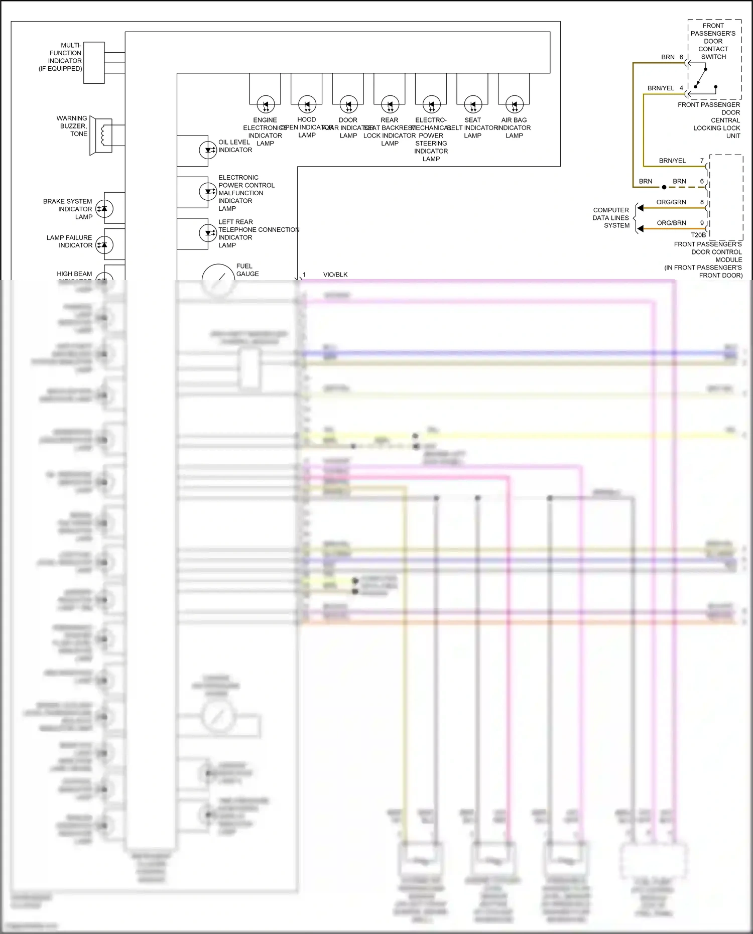 Volkswagen Eos I facelift (2010-2015) unit) wiring diagram  (1 of 1)