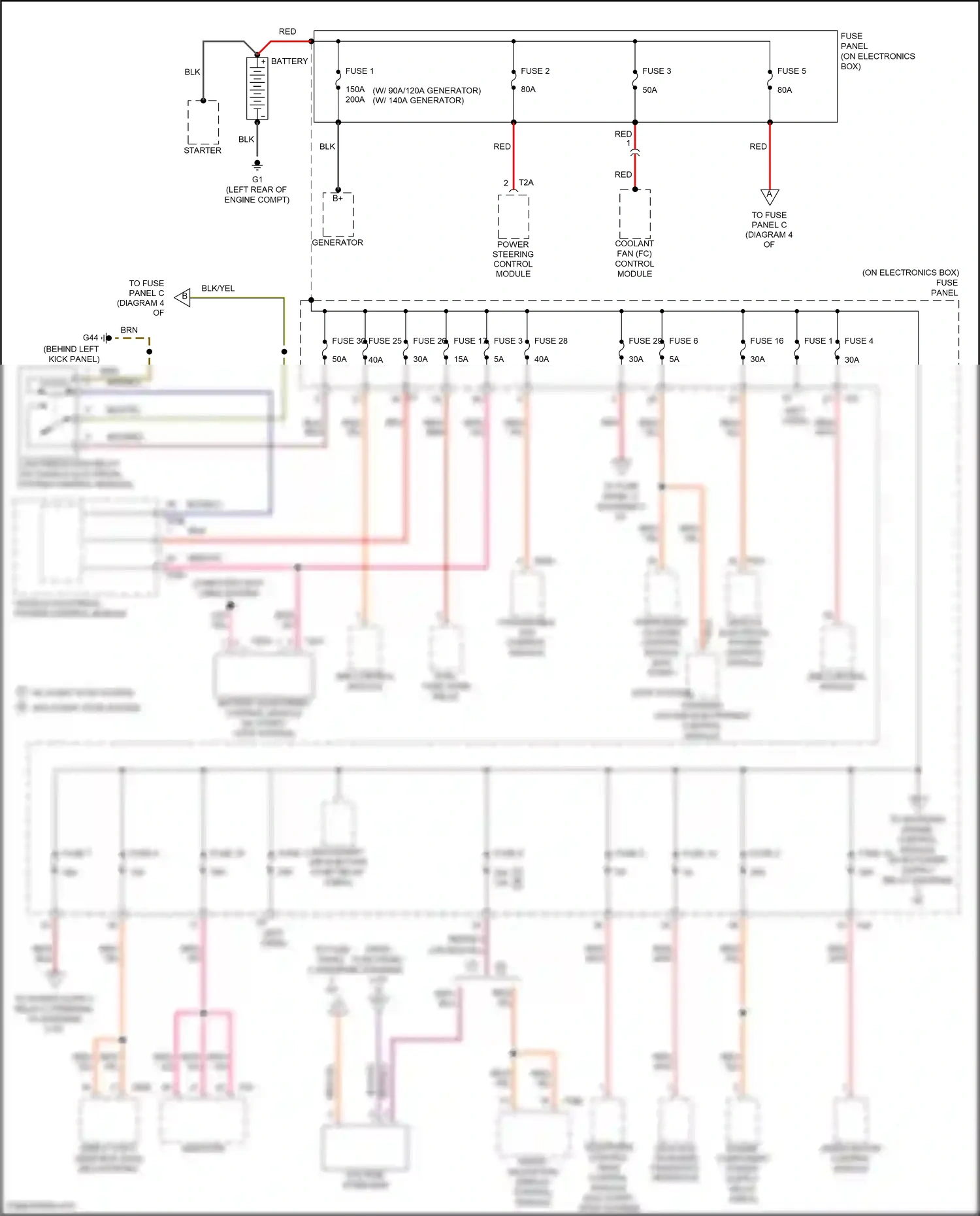 Volkswagen Eos I facelift (2010-2015) vehicle electrical system control module wiring diagram  (16 of 35)