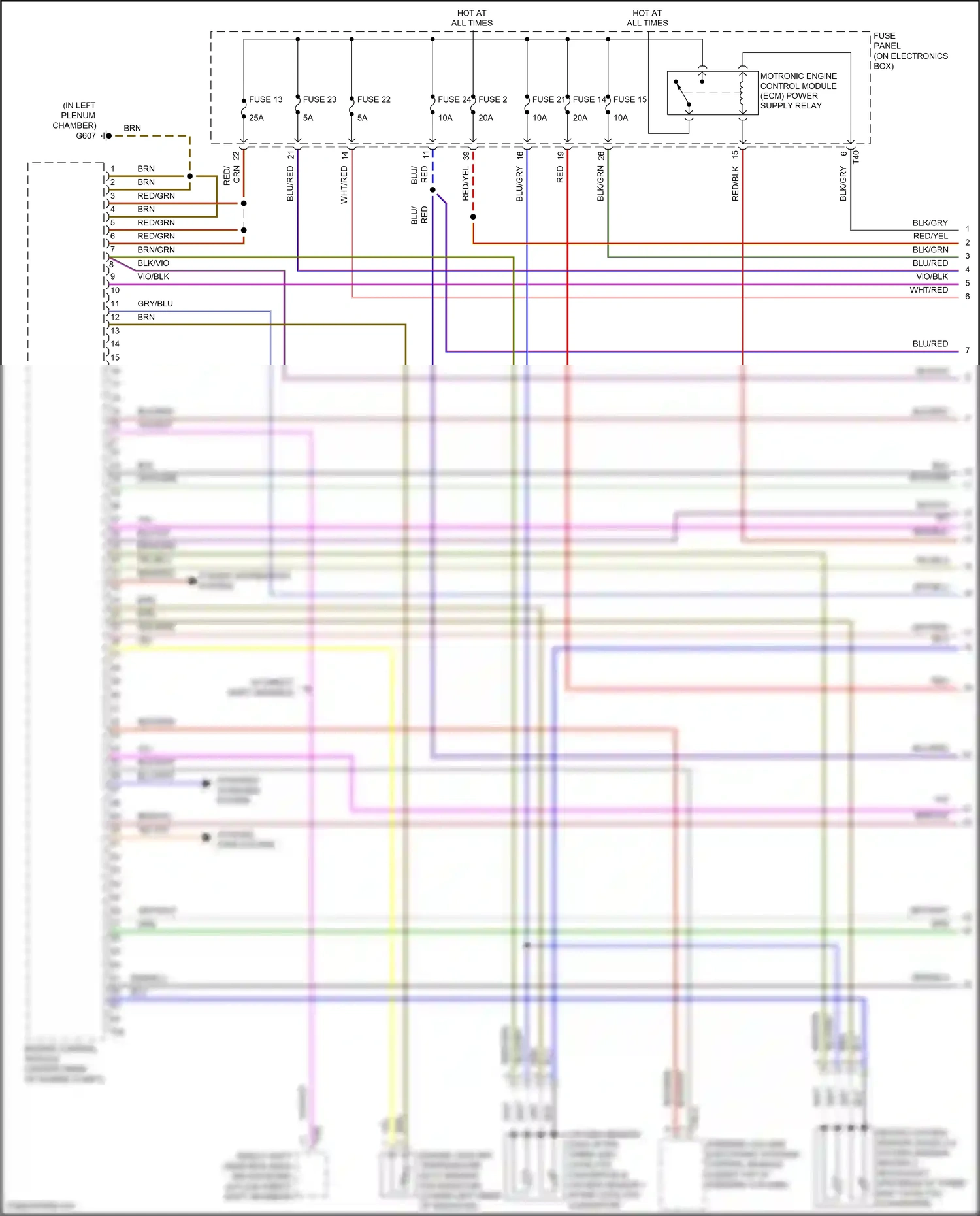 Volkswagen Eos I facelift (2010-2015) vio/blk wiring diagram  (13 of 19)