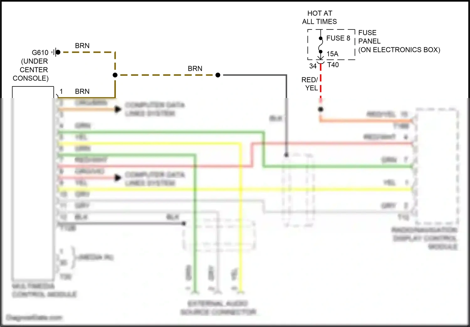 Volkswagen Eos I facelift (2010-2015) w/ start/stop system w/o start/stop system wiring diagram  (3 of 4)