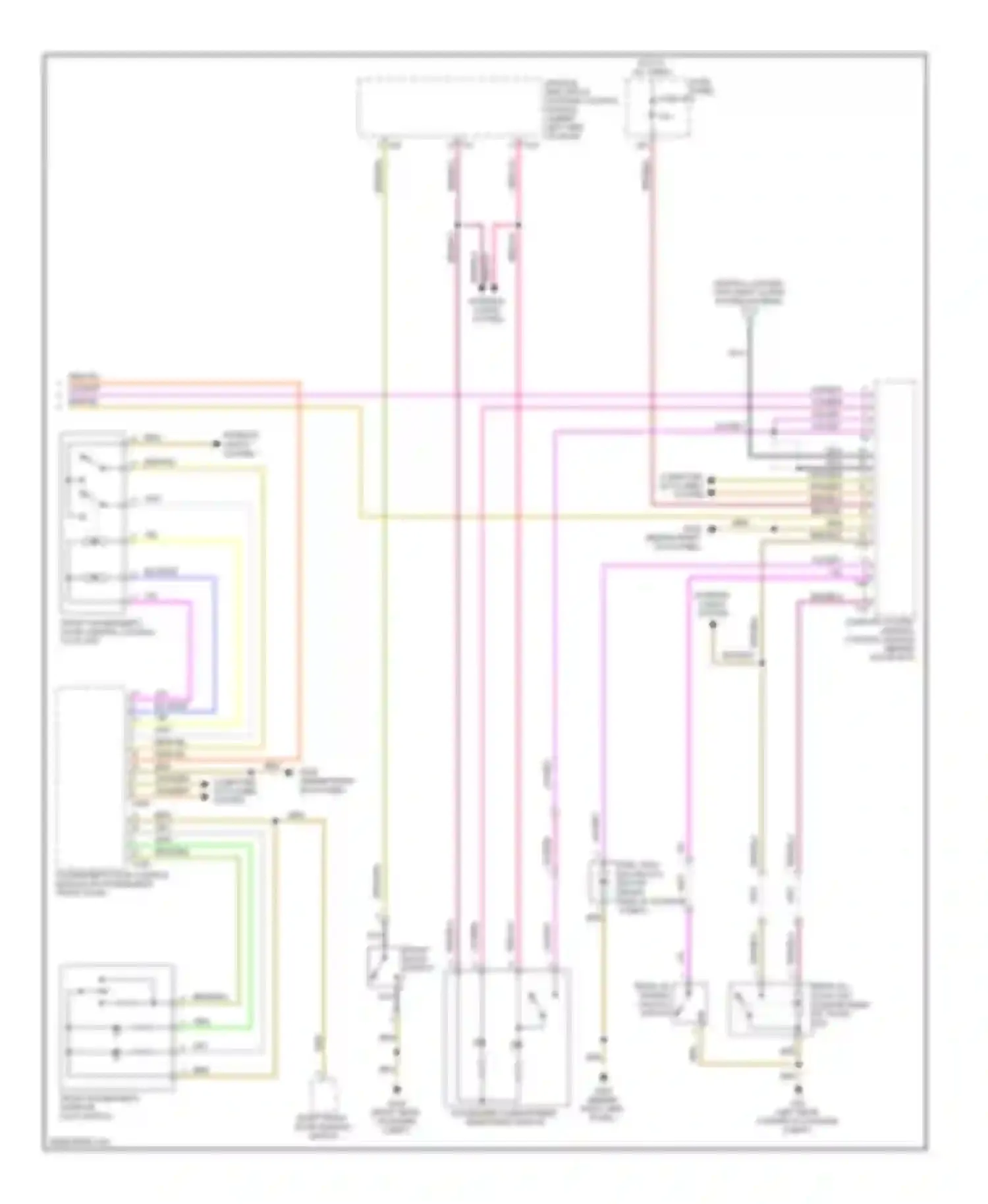 Eos Volkswagen I (2006-2011): Anti-theft circuit (2 of 2)