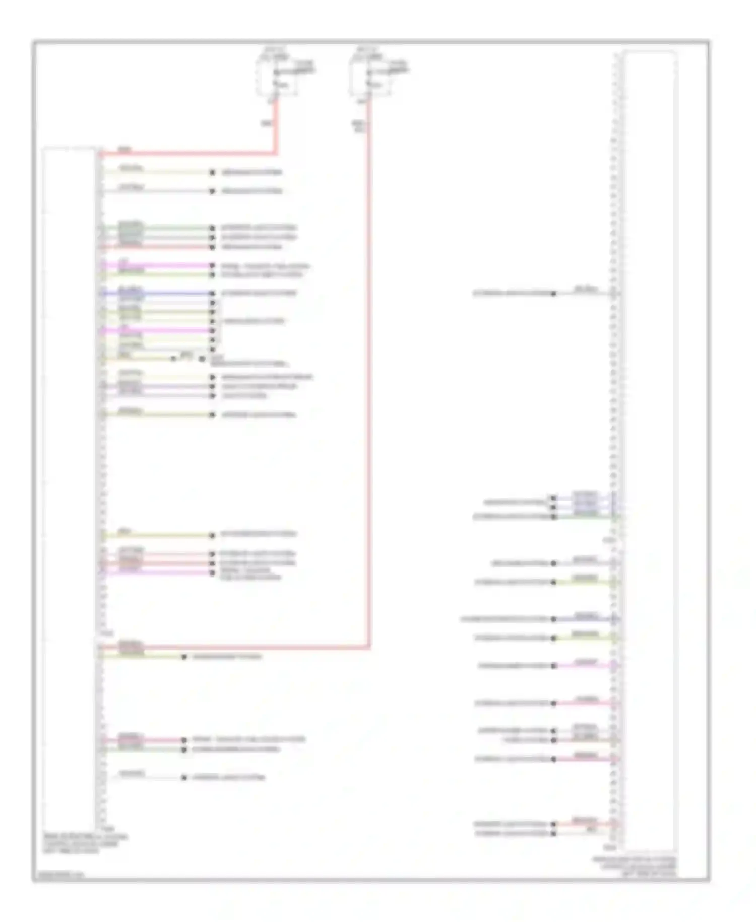 Eos Volkswagen I (2006-2011): Vehicle electrical system control module circuit, late production (1 of 2)