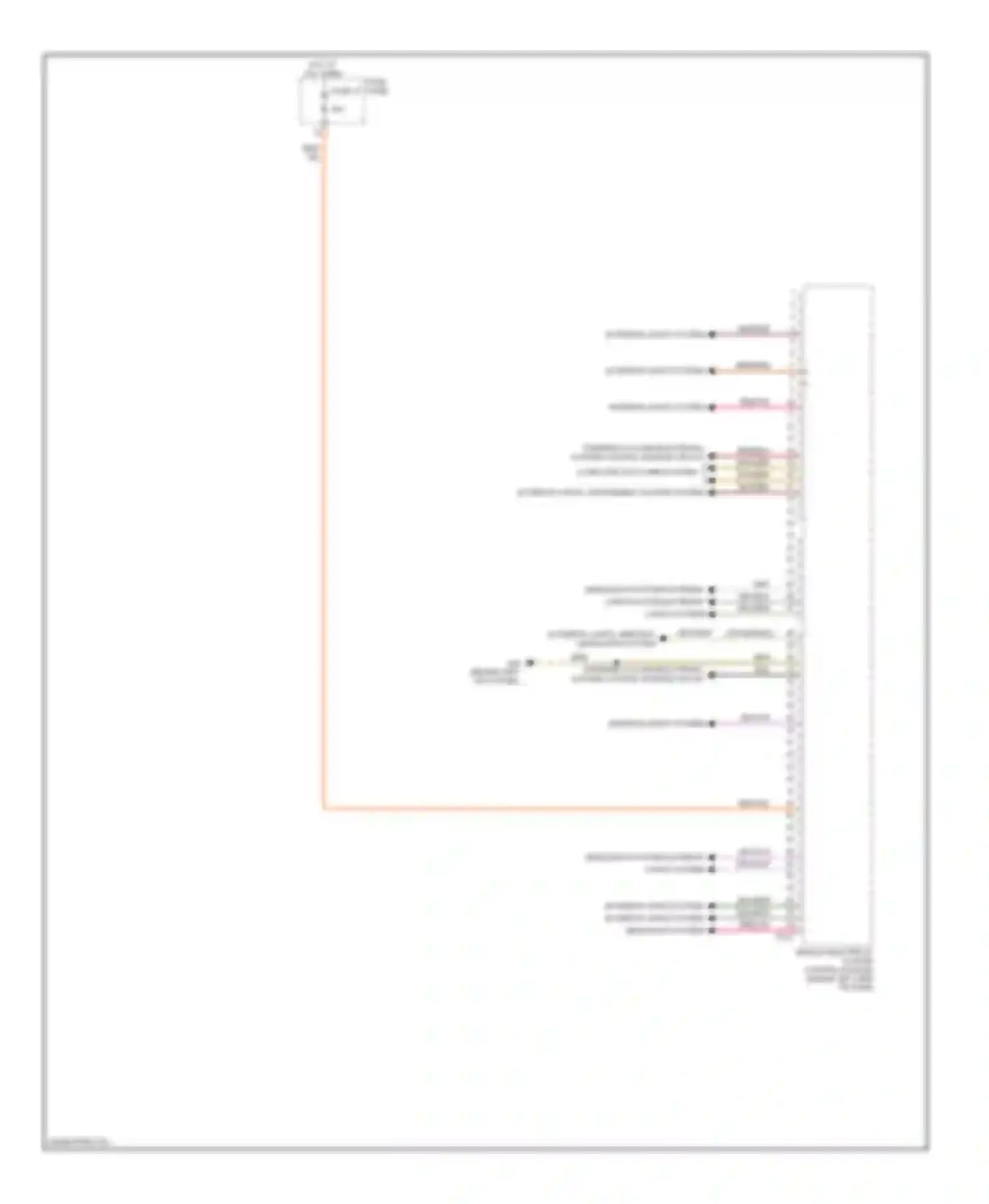 Eos Volkswagen I (2006-2011): Vehicle electrical system control module circuit, late production (2 of 2)
