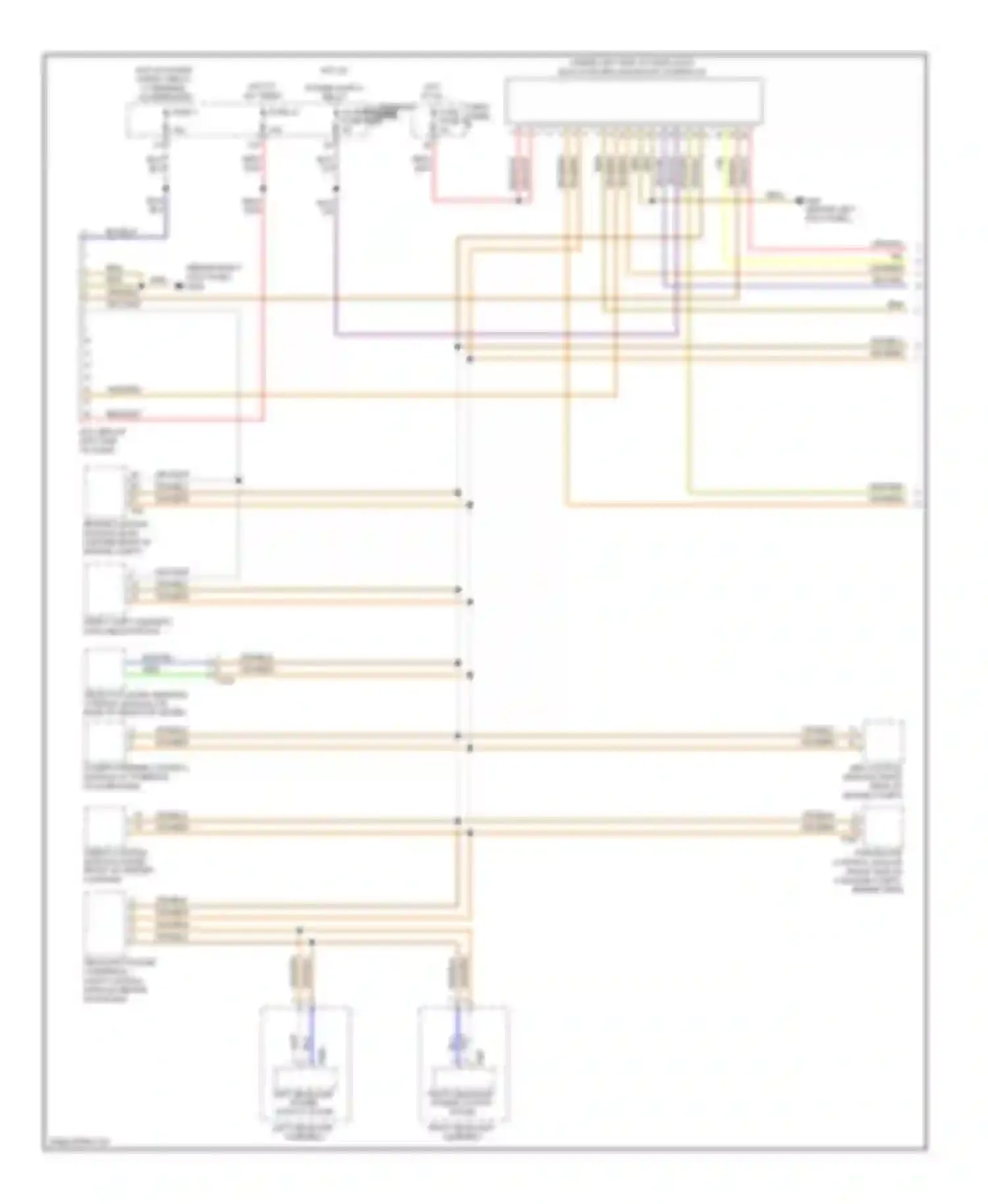 Eos Volkswagen I (2006-2011): Computer data lines circuit (1 of 2)
