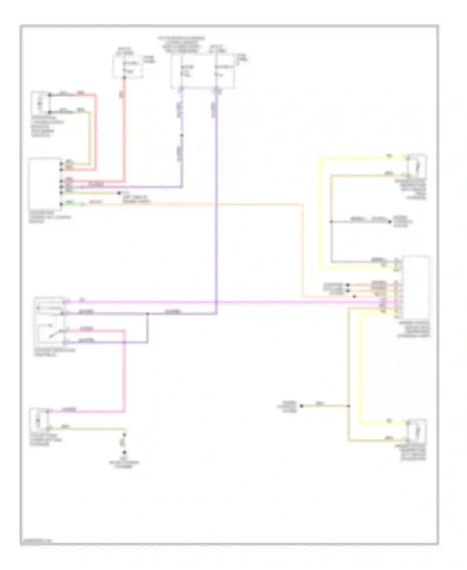 Eos Volkswagen I (2006-2011): Cooling fan circuit