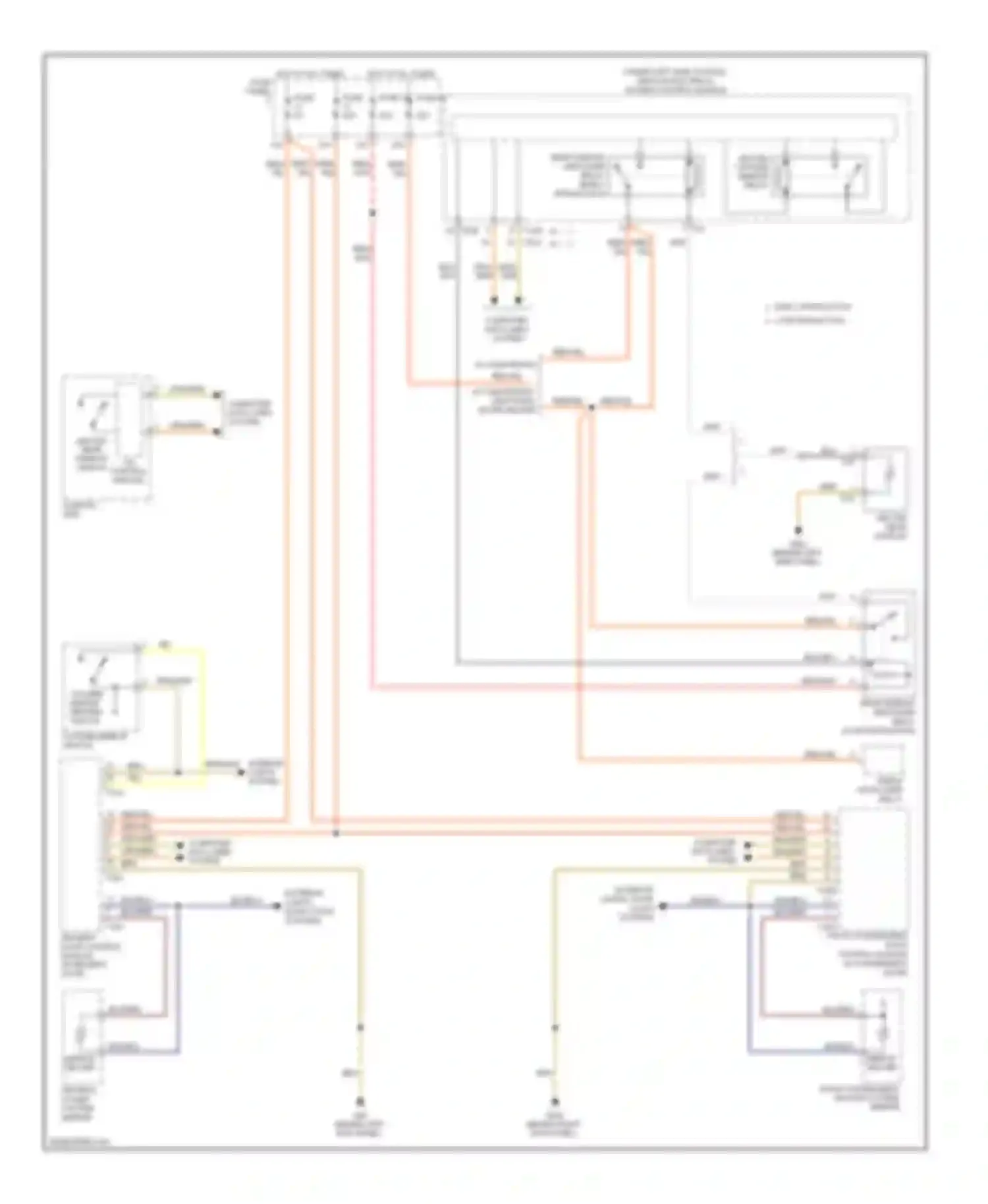 Eos Volkswagen I (2006-2011): Defoggers circuit