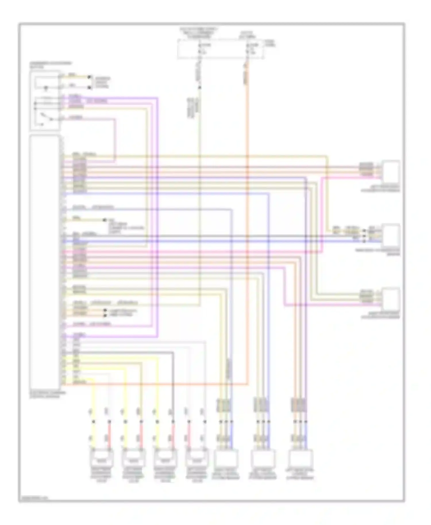 Eos Volkswagen I (2006-2011): Electronic suspension circuit