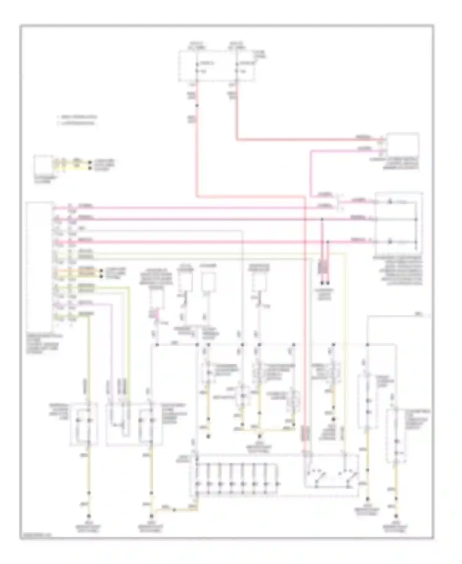 Eos Volkswagen I (2006-2011): Instrument illumination circuit (1 of 2)