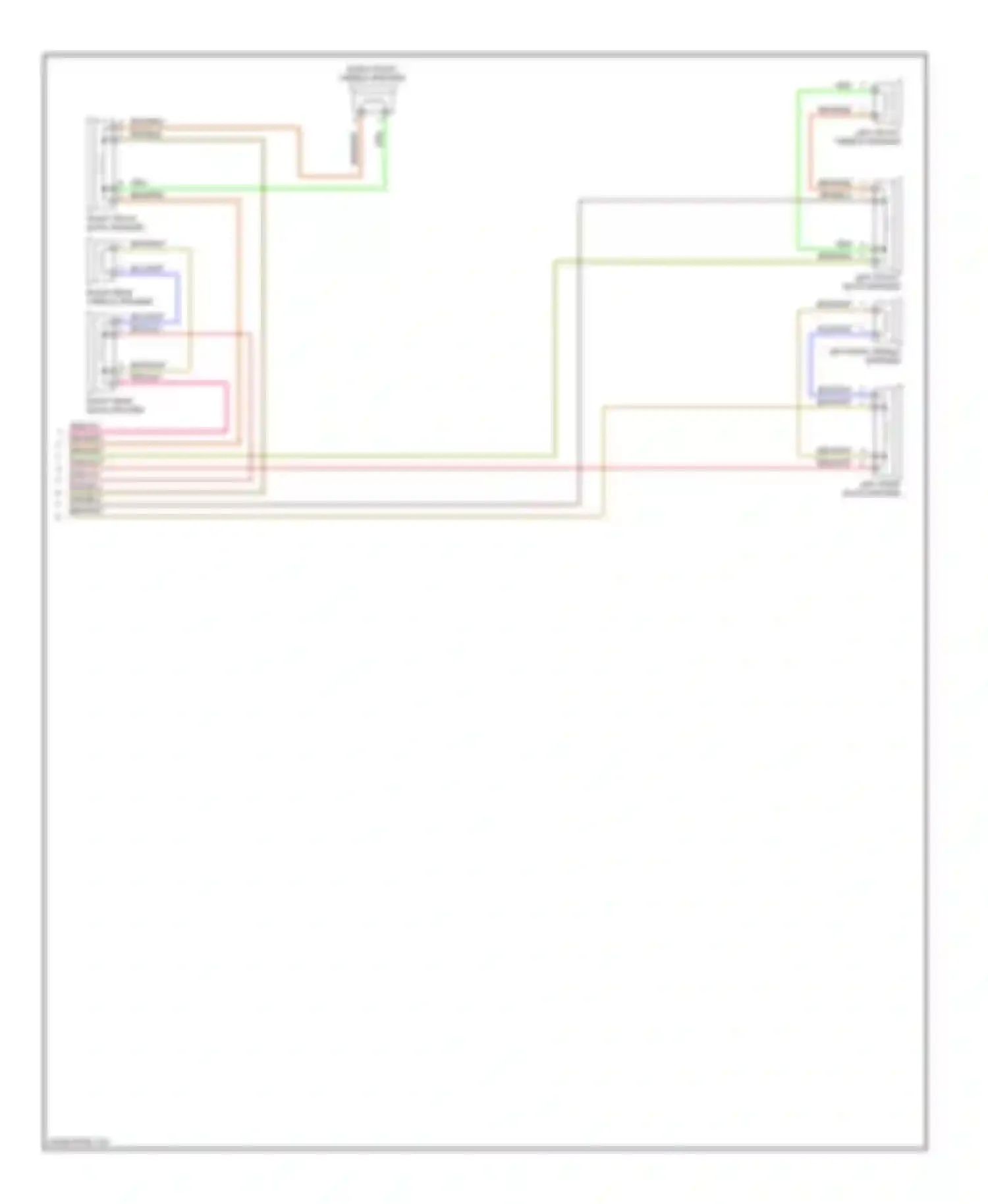 Eos Volkswagen I (2006-2011): Navigation circuit, rns 300 & rcd 300 early production (2 of 2)