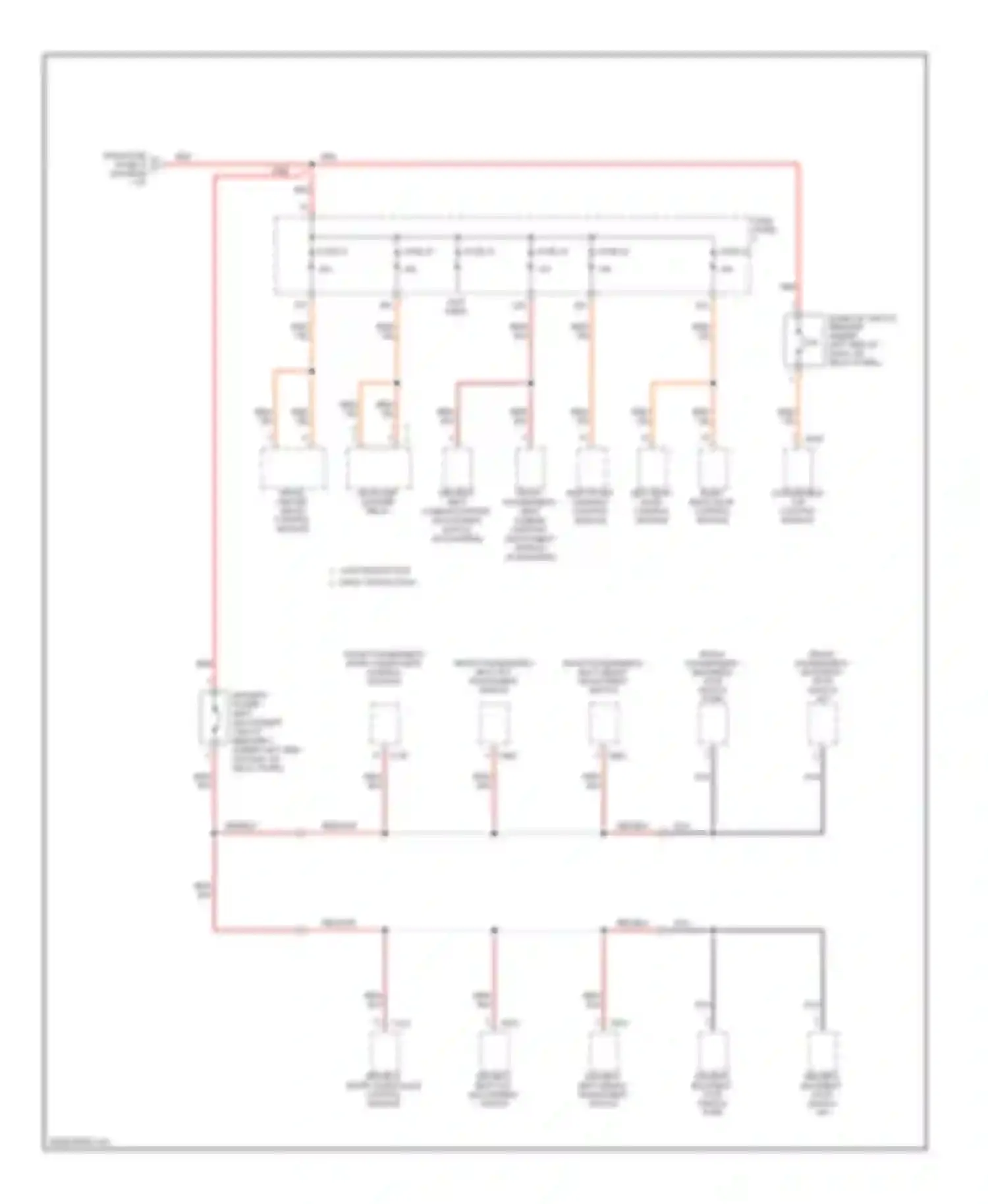 Eos Volkswagen I (2006-2011): Power distribution circuit (5 of 5)