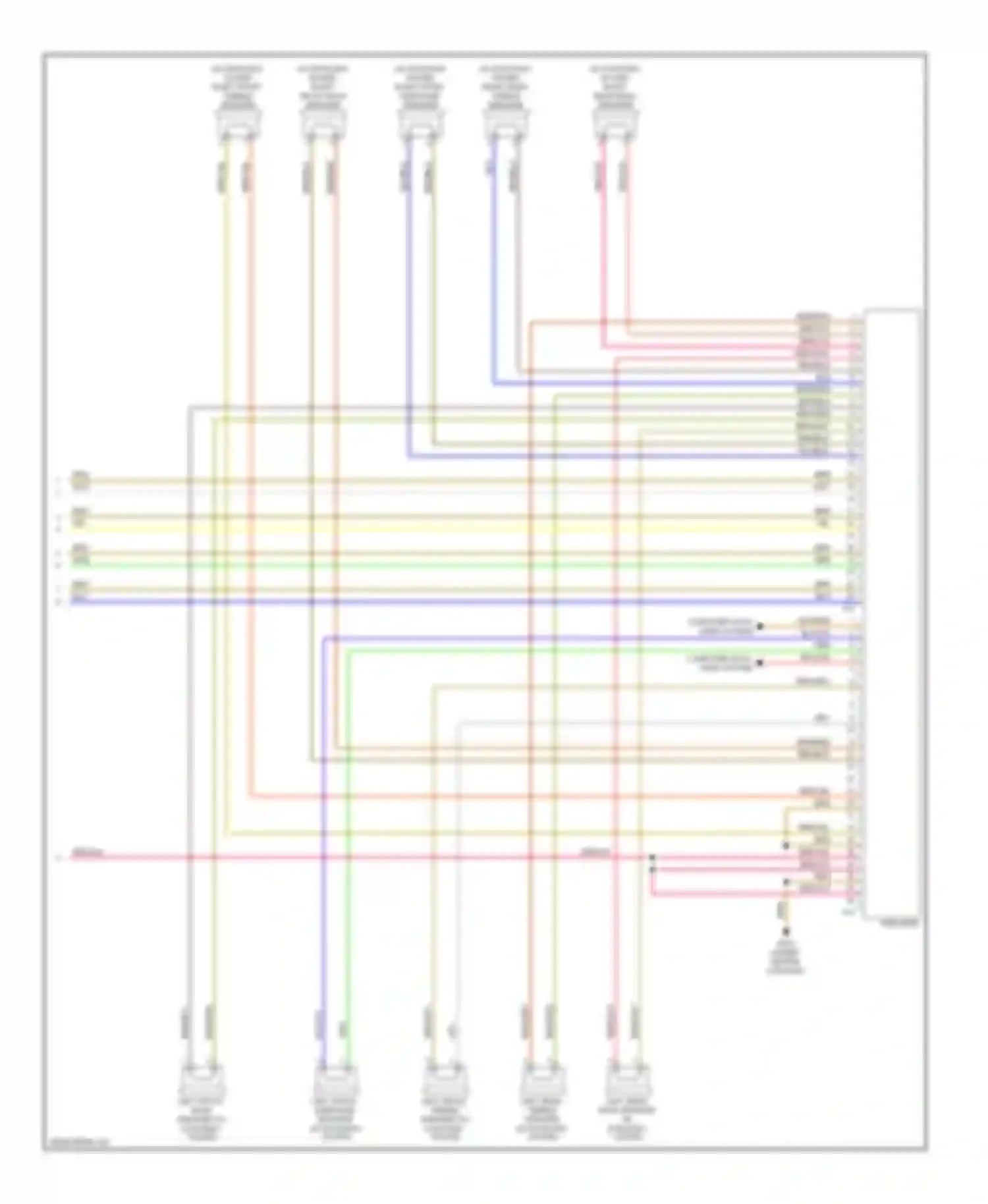 Eos Volkswagen I (2006-2011): Radio circuit, rcd 500 dynaudio & rcd 310/rcd510 (2 of 2)