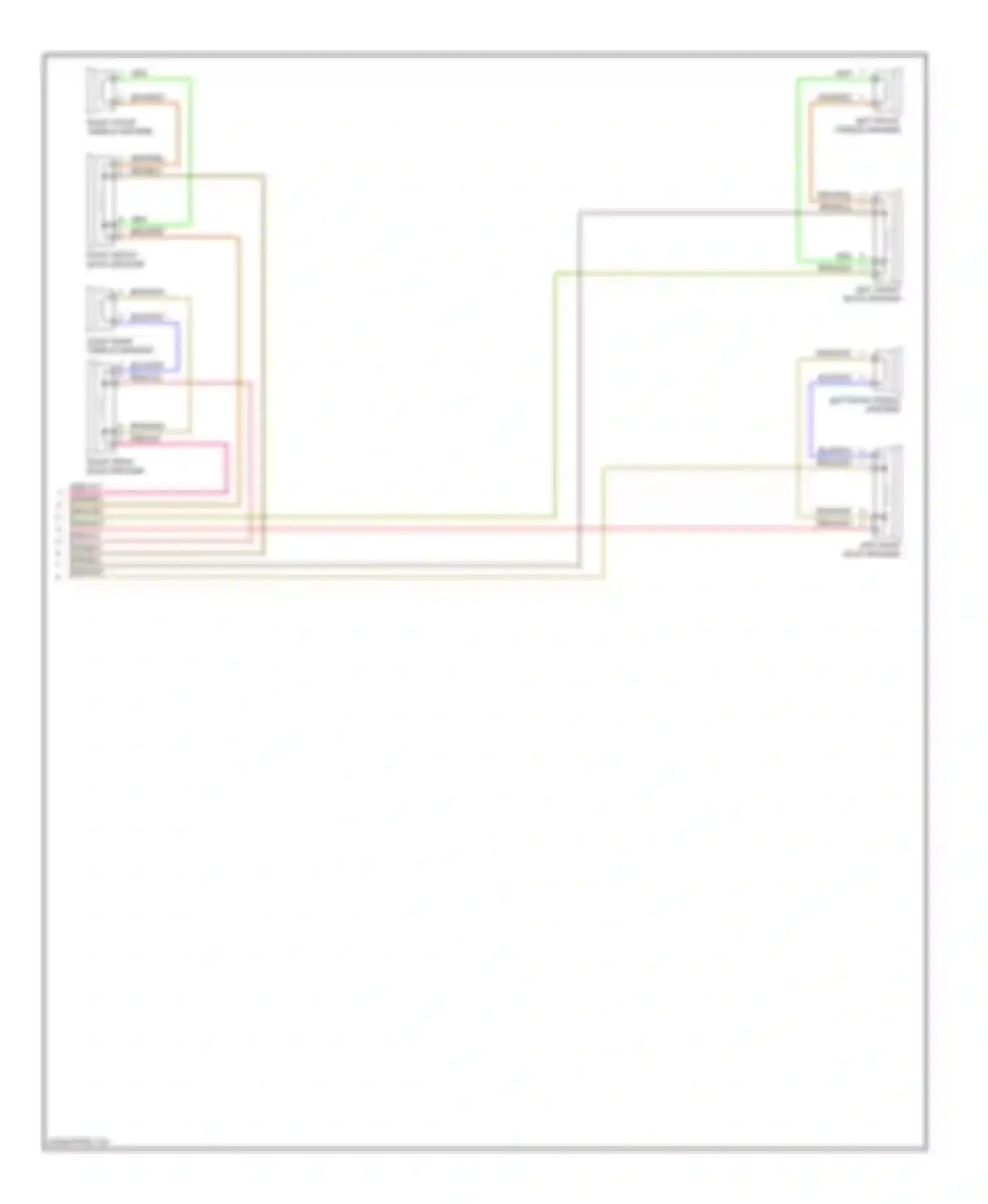Eos Volkswagen I (2006-2011): Radio circuit, without amplifier (2 of 2)
